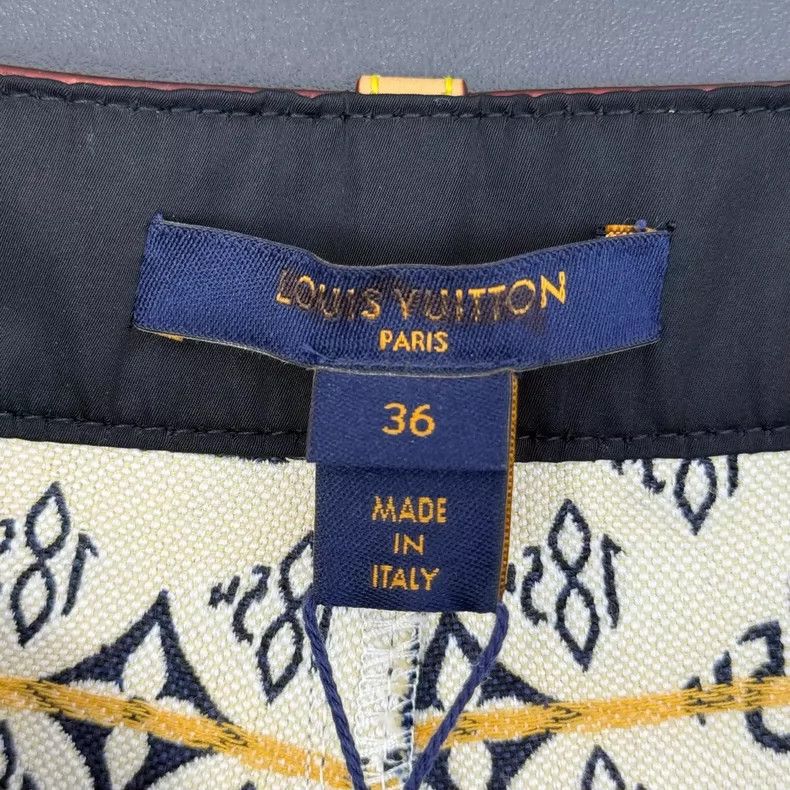 Louis Vuitton Louis Vuitton Dark blue logo sheepskin paneled pants 2505-N Size US 36 / EU 52 - 5 Thumbnail