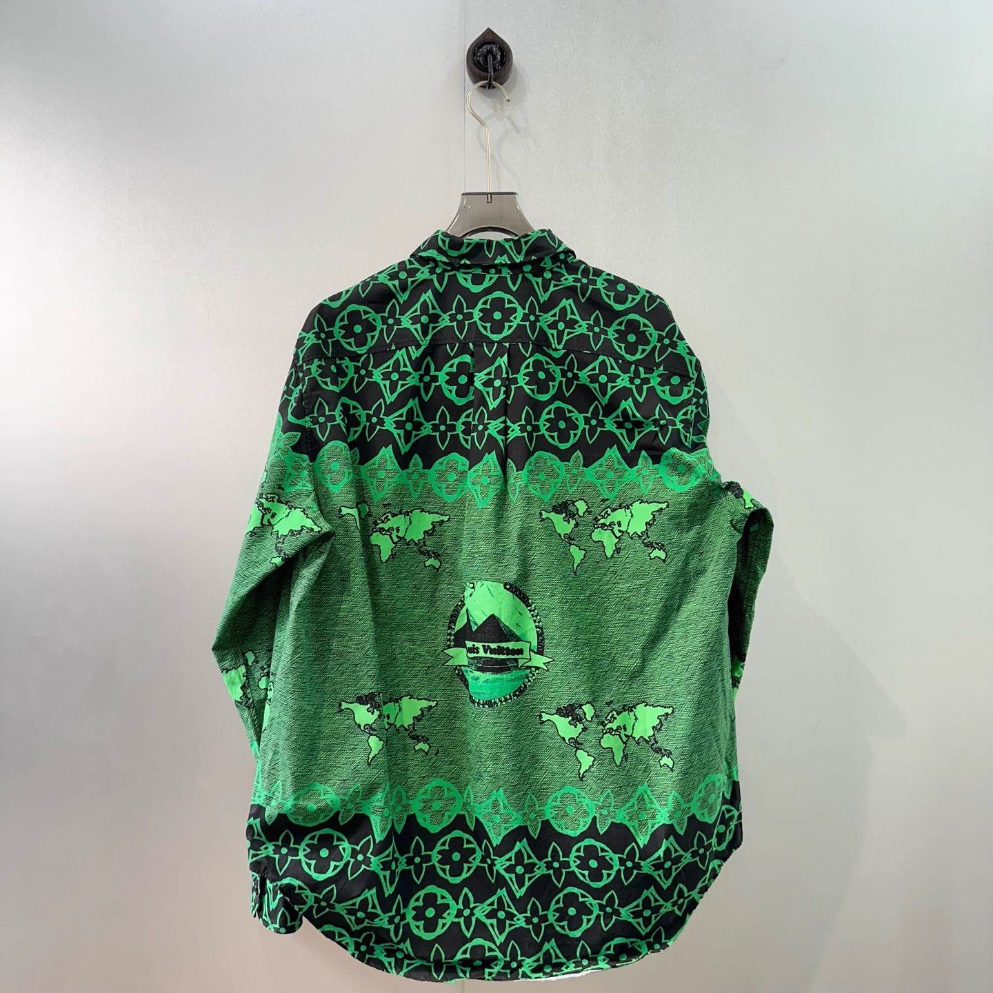 Louis Vuitton Louis Vuitton Oversize Logo Print Shacket Size US XL / EU 56 / 4 - 3 Thumbnail