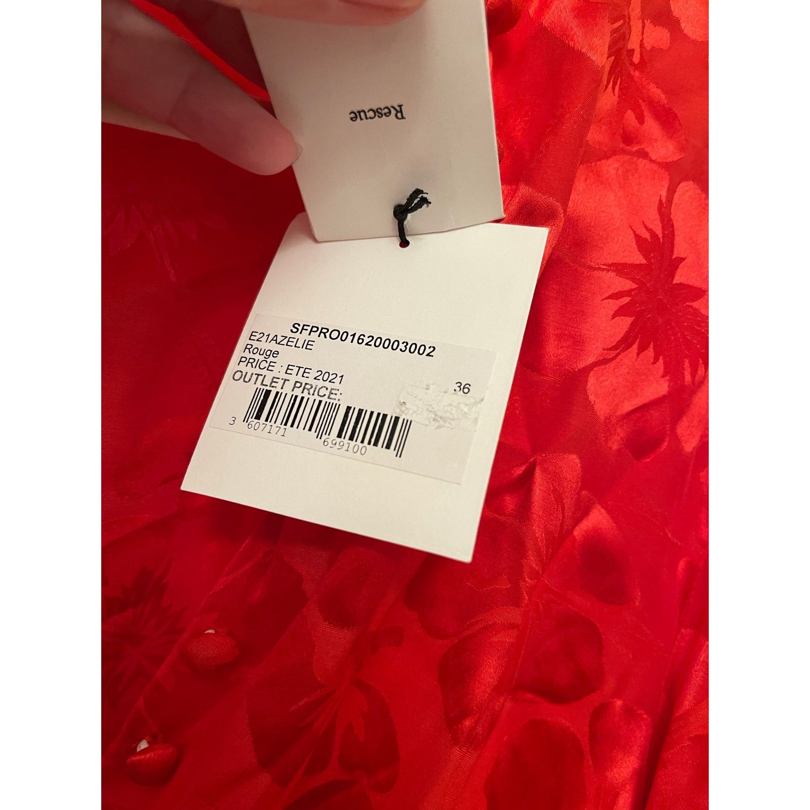 Sandro Sandro Paris Azelie Silk-Blend Mini Dress, NWT, Size 36 Size S / US 4 / IT 40 - 7 Thumbnail