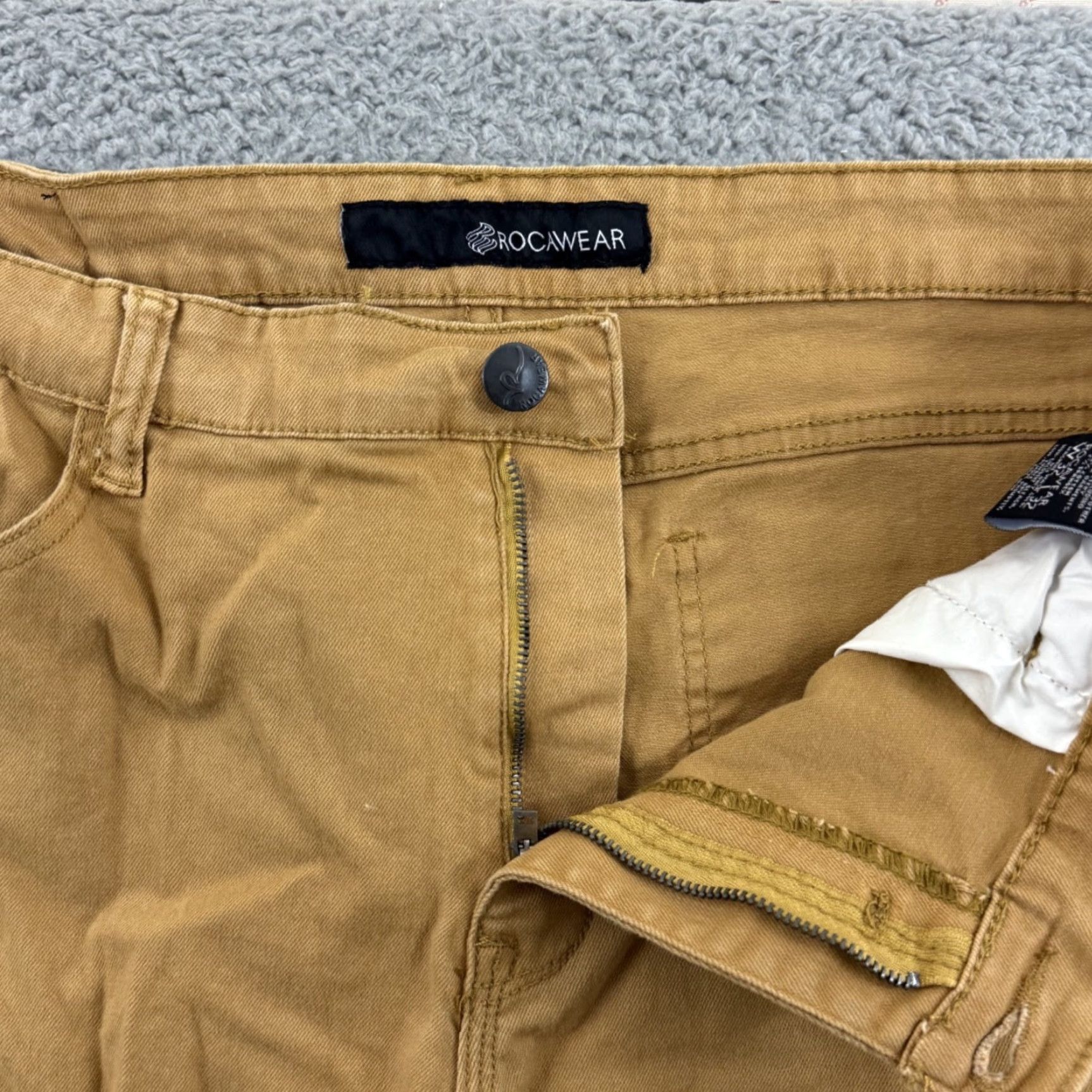 Rocawear VINTAGE Rocawear Jeans Mens 42x32 Yellow Baggy Hip Hop Loose Wide Leg Y2K Size US 42 / EU 58 - 4 Thumbnail