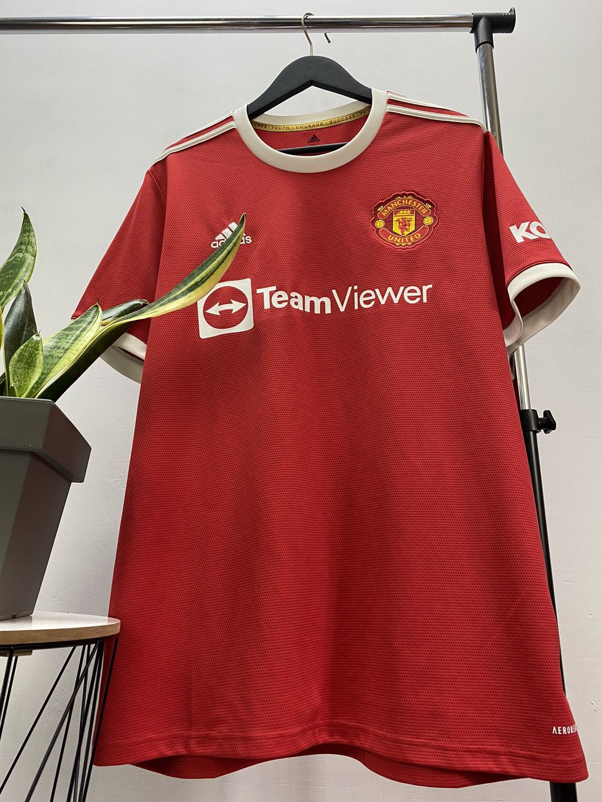 Adidas Manchester United 2021 2022 Soccer Jersey Football Shirt Size US XL / EU 56 / 4 - 5 Thumbnail