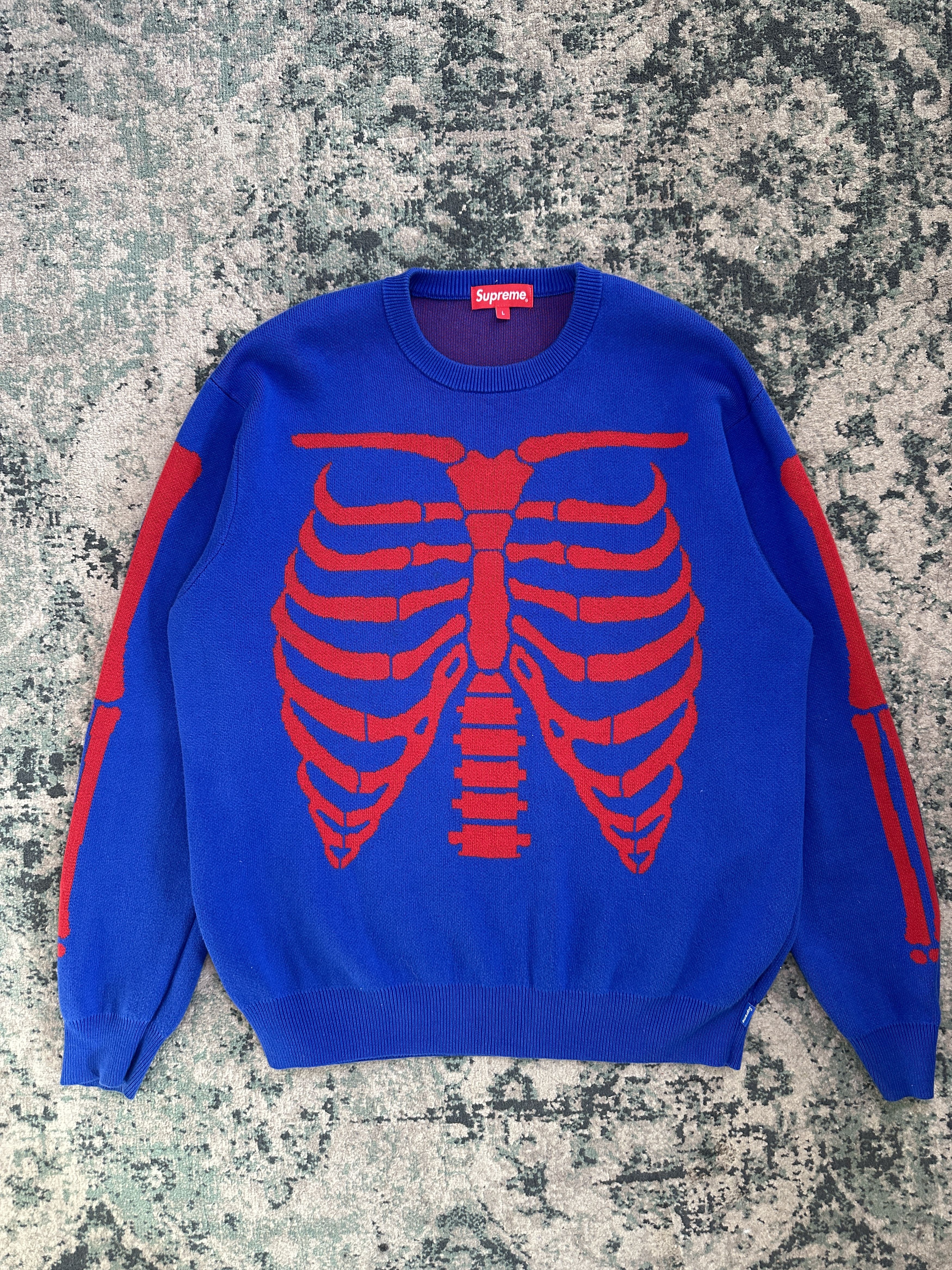 Supreme  BONES SWEATER ボーンズセーター Supreme Bones Sweater (SS17) - $148