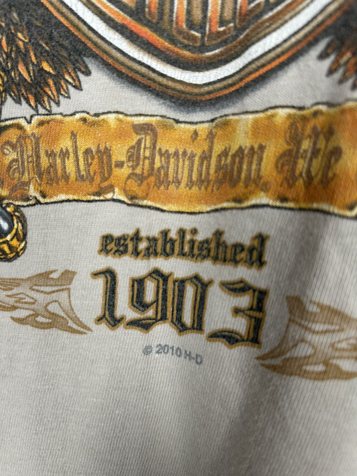 Harley Davidson Vintage Harley Davidson Motorcycles Graphic Tee Rare Y2K 00s Size US L / EU 52-54 / 3 - 5 Thumbnail