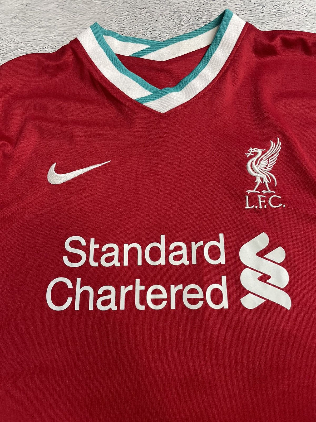 Nike × Vintage DIOGO J. Liverpool 2020/21 Nike Champions League Jersey y2k Size US M / EU 48-50 / 2 - 6 Thumbnail