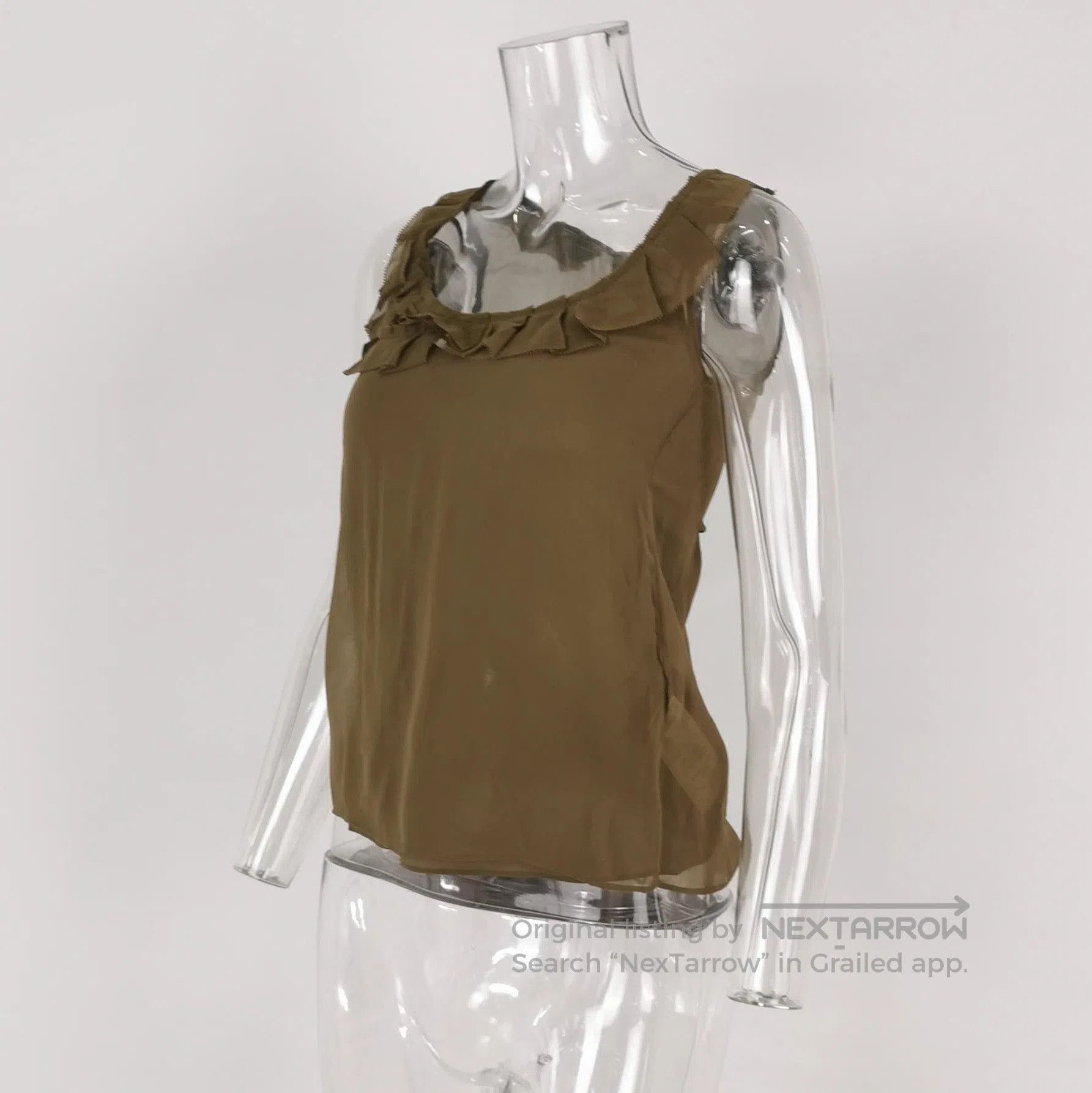 Burberry Burberry Silk Cami Top in XXS Size . Size US XXS / EU 40 - 3 Thumbnail