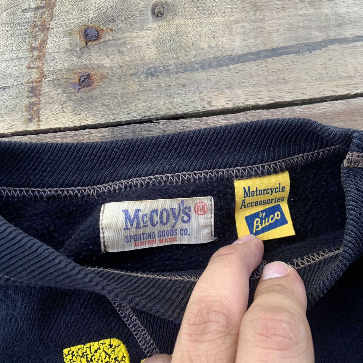 The Real McCoy's Vintage Mc Coy’s Sweatshirt Rare Design Size US M / EU 48-50 / 2 - 4 Thumbnail