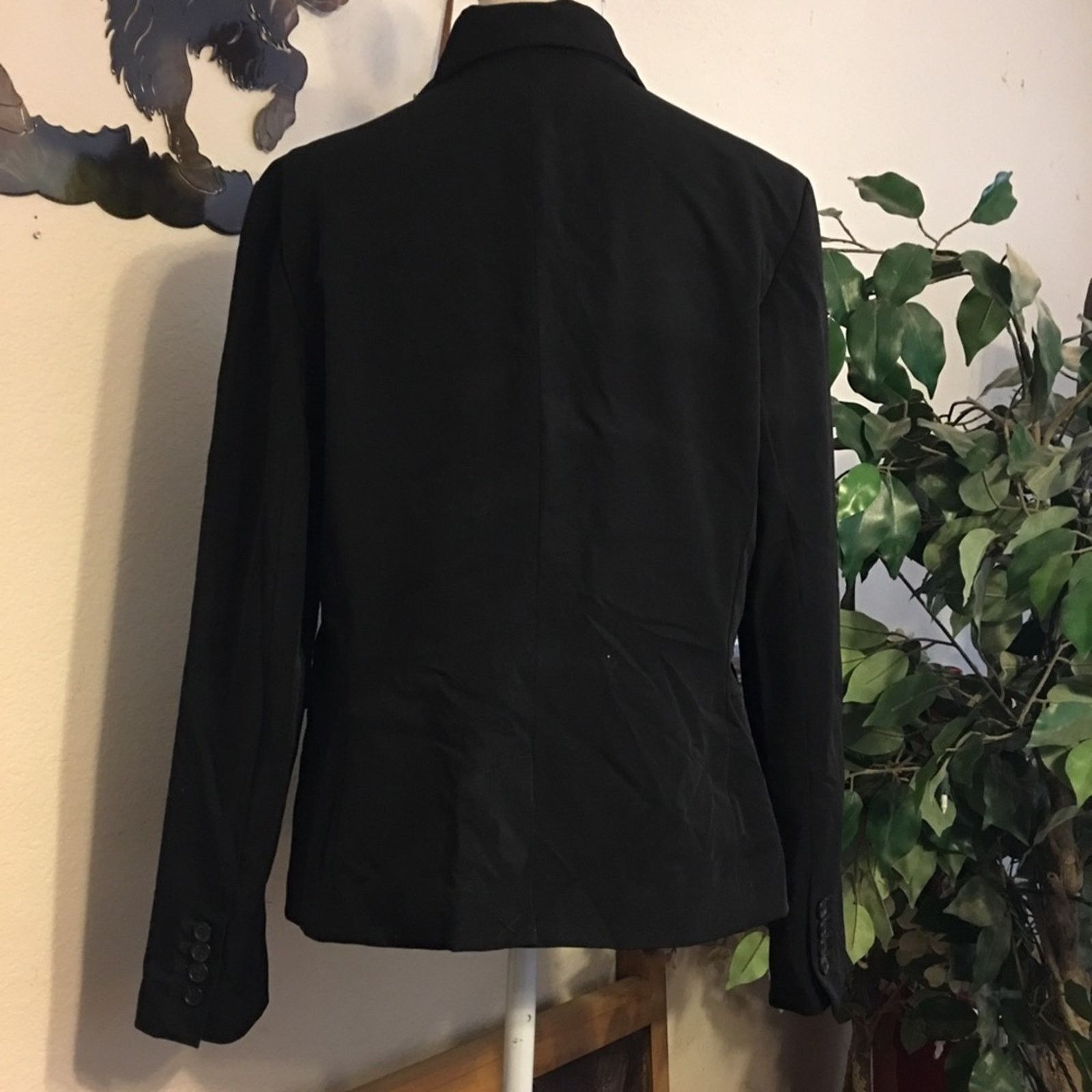 Isaac Mizrahi Isaac Mizrahi Classic black 2 button front jacket Size L / US 10 / IT 46 - 4 Thumbnail