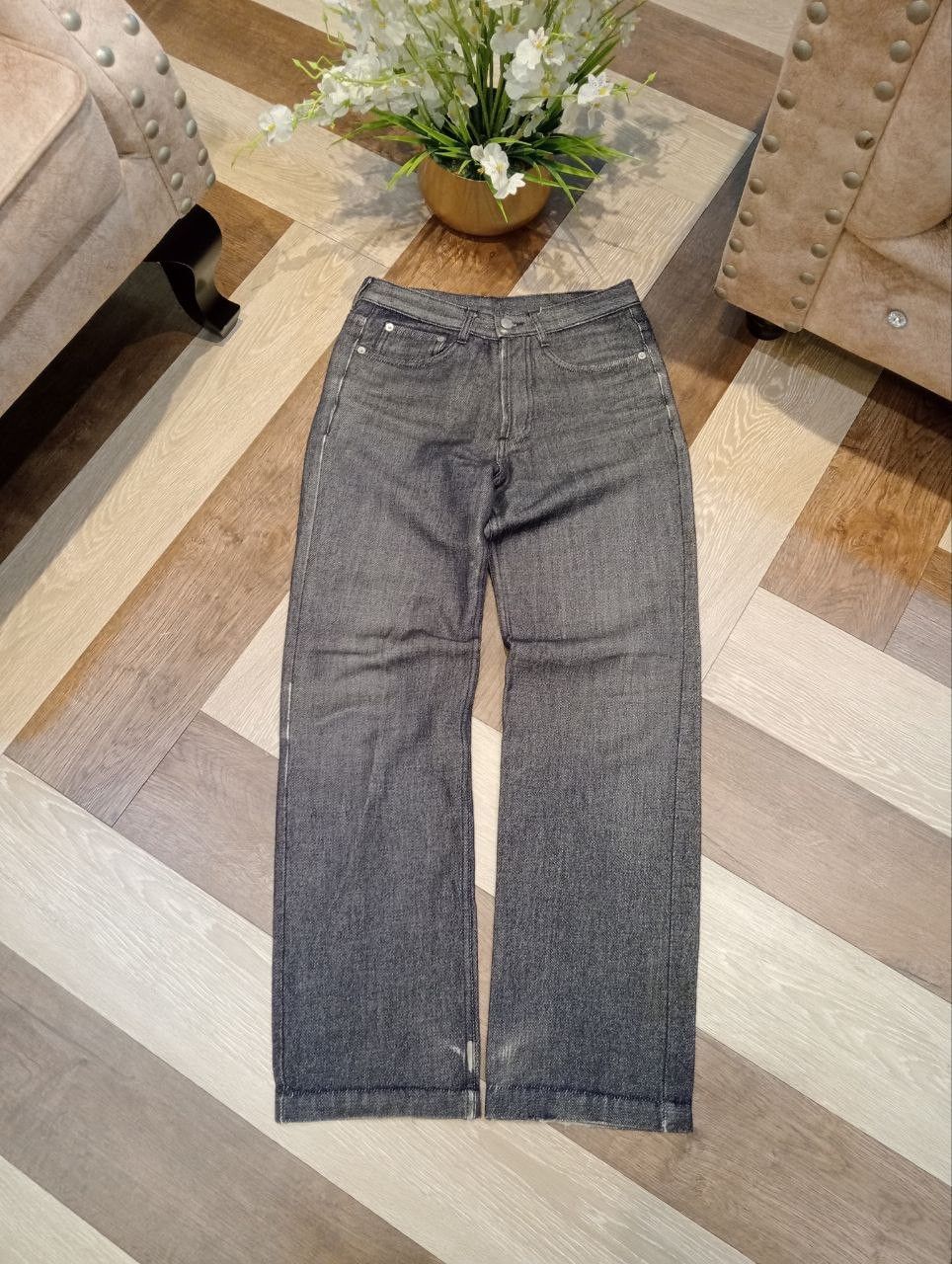 Dries Van Noten DRIES VAN NOTEN COTTON WOOL DENIM PANTS Size US 29 - 1 Thumbnail