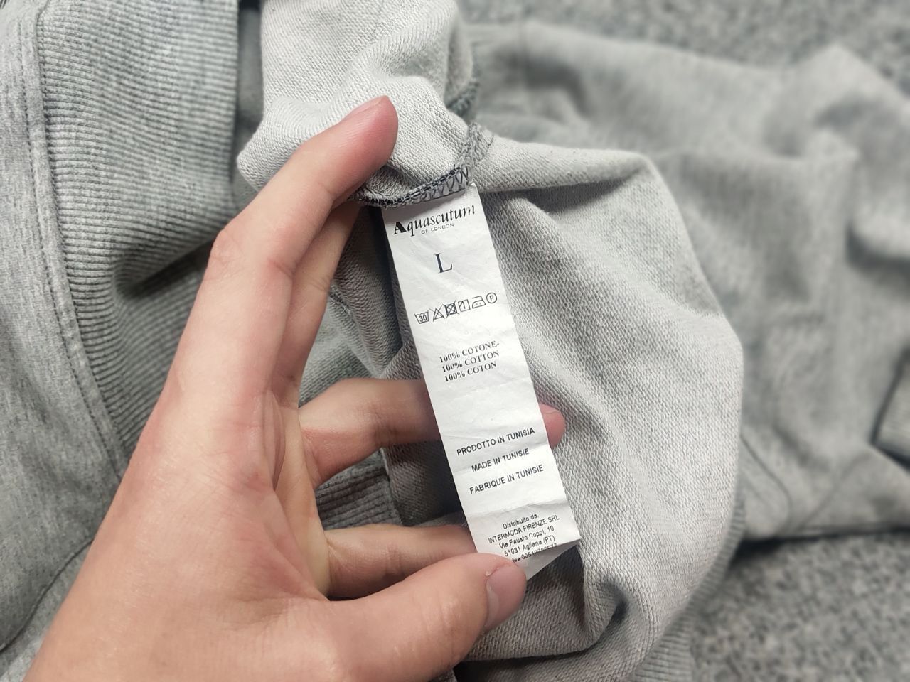 Aquascutum Aquascutum England Logo Gray Mens Hoodie Size US L / EU 52-54 / 3 - 15 Thumbnail