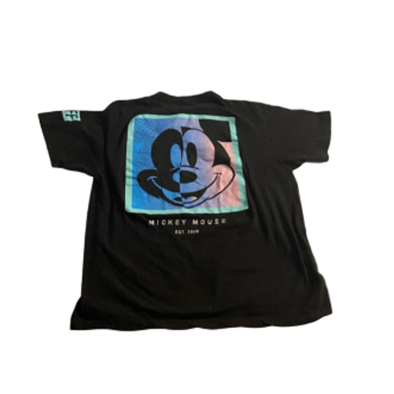 Disney Disney Streetwear Graphic Tee Neff Logo Patch Black M Size US M / EU 48-50 / 2 - 4 Thumbnail