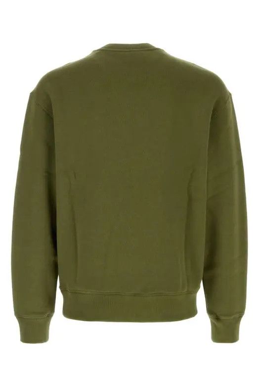 Maison Kitsune o1s22i1n1124 Bold Fox Head Crewneck Sweatshirt in Green Size US L / EU 52-54 / 3 - 2 Thumbnail
