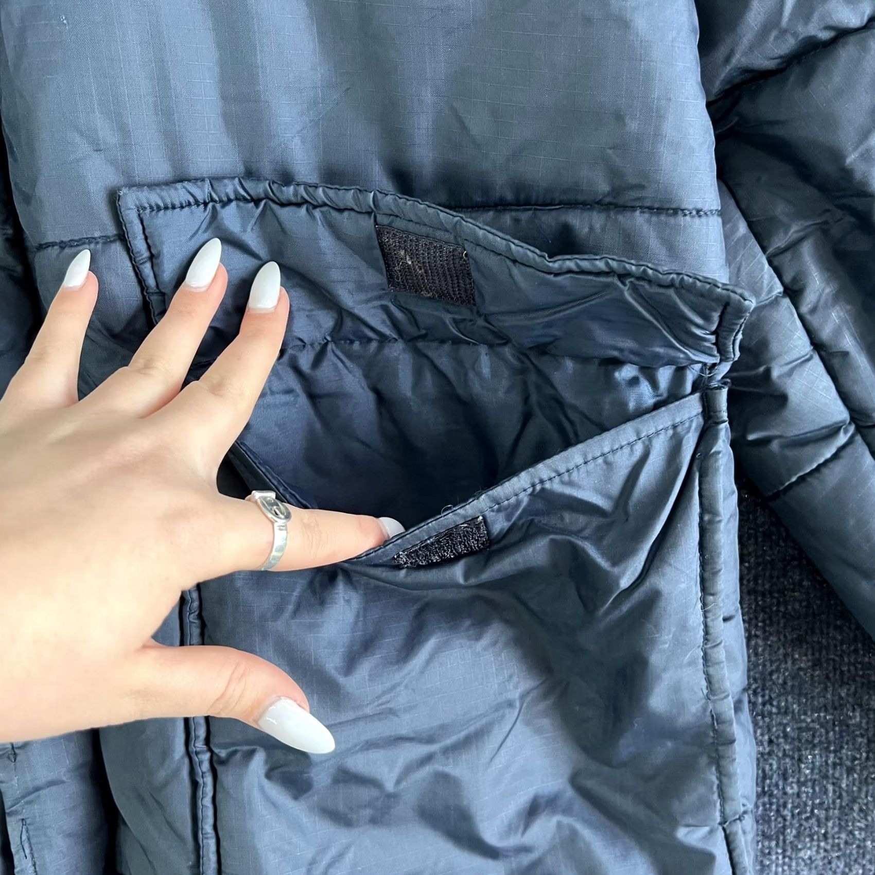 Vintage St Moritz Jacket Mens L Blue Quilted Puffer Full Zip Insulated Collared Nylon Jacket Regular Size L Blue Casual Winter Fall Mens Size US L / EU 52-54 / 3 - 2 Thumbnail