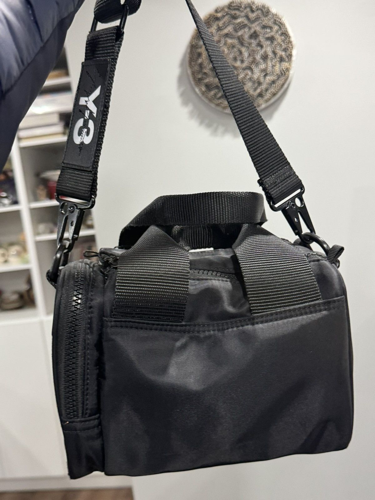 Y-3 adidas x Y-3 Yohji Yamamoto Crossbody Mini Duffel Bag Black Size ONE SIZE - 7 Thumbnail