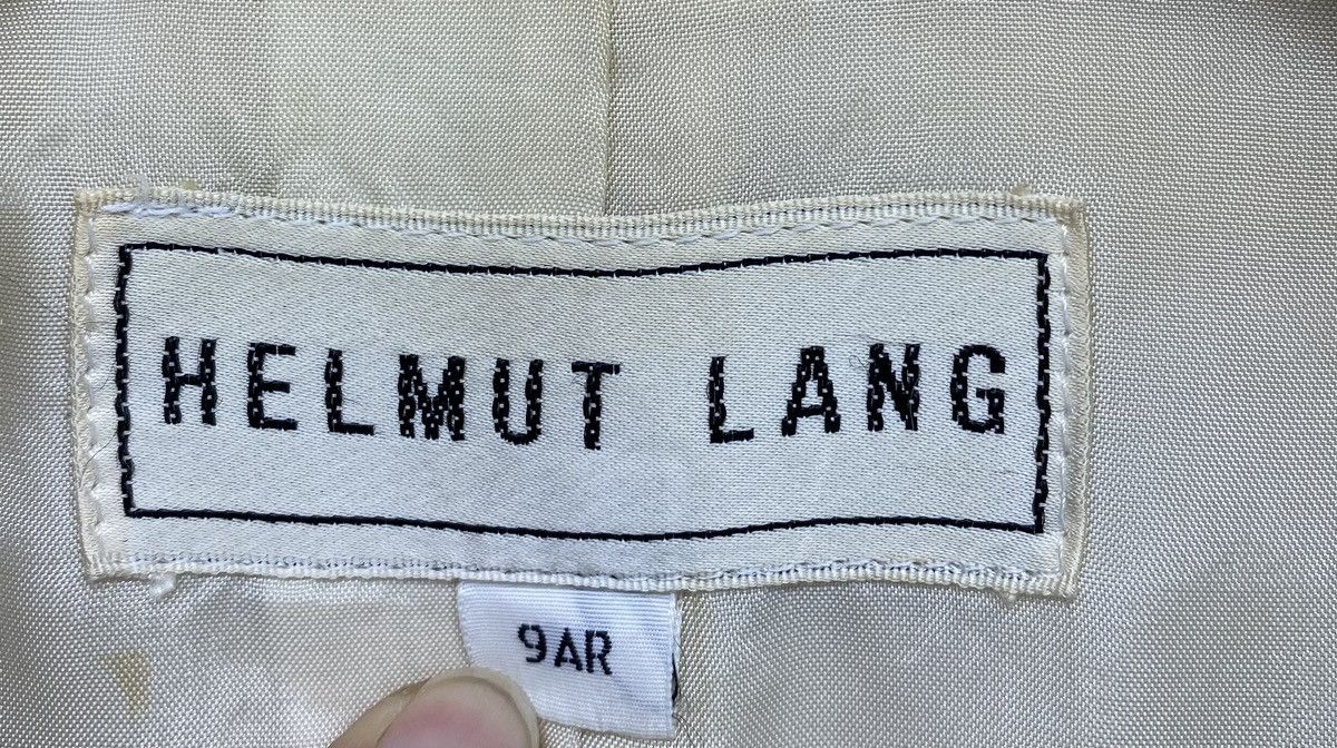 Helmut Lang Vintage Helmut Lang Wool Coat Long Jacket Size M / US 6-8 / IT 42-44 - 8 Thumbnail