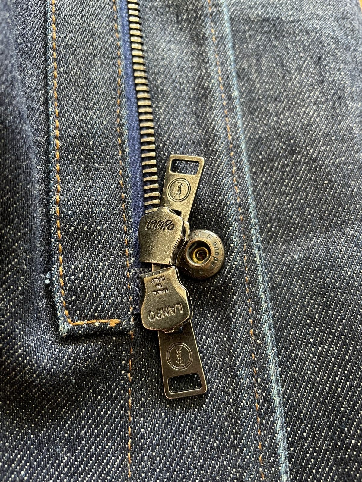 Tom Ford YSL Rive Gauche by Tom Ford Heavy Denim M51 Jacket Size US M / EU 48-50 / 2 - 10 Thumbnail