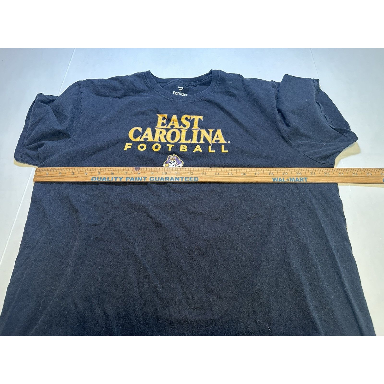 NCAA Fanatics East Carolina Pirates NCAA Football Black Tshirt XL Size US XL / EU 56 / 4 - 5 Thumbnail