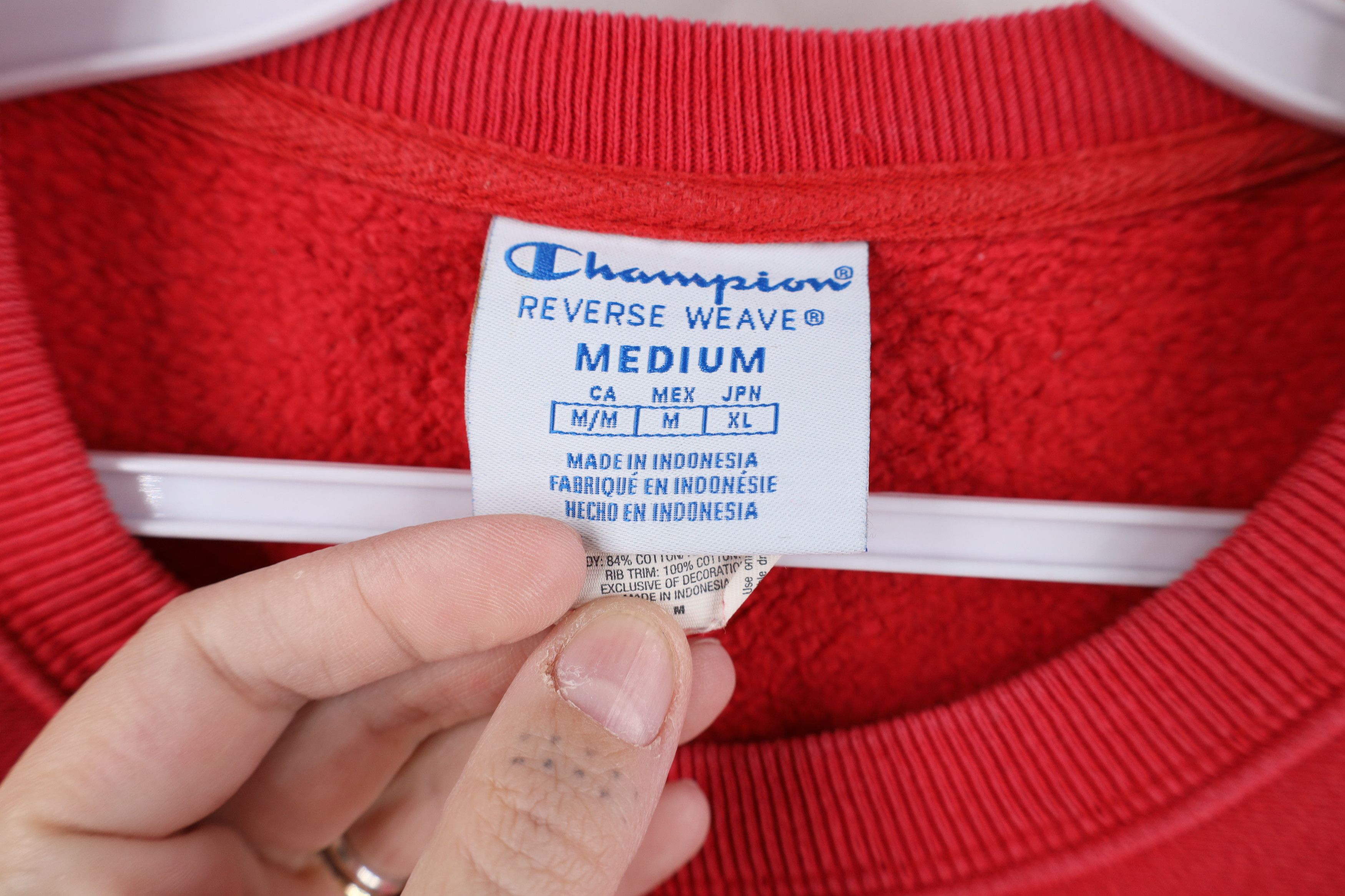 Champion Champion Reverse Weave Heavyweight Crewneck Sweatshirt Red Size US M / EU 48-50 / 2 - 10 Thumbnail