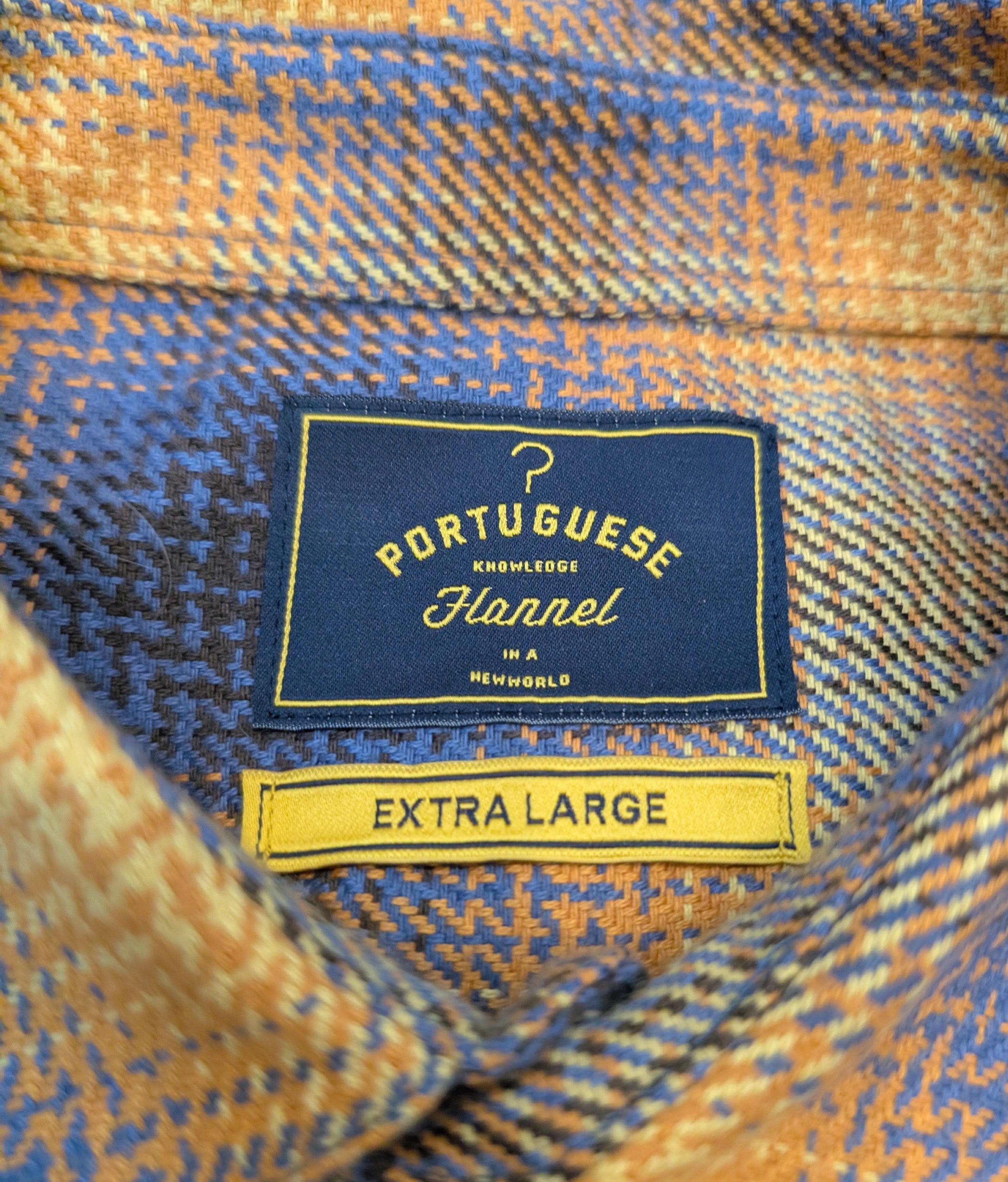 Portuguese Flannel Portuguese Flannel Cerejeira Button-Up Shirt in Sunburst Size US XL / EU 56 / 4 - 3 Thumbnail