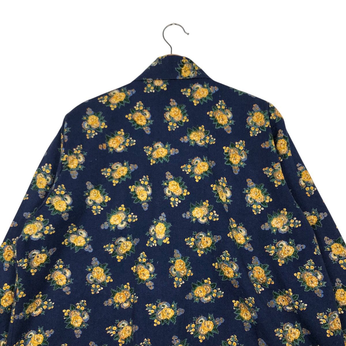 45rpm 📌Vintage Chore Jacket Button Floral Design Barakura English Size M / US 6-8 / IT 42-44 - 10 Thumbnail
