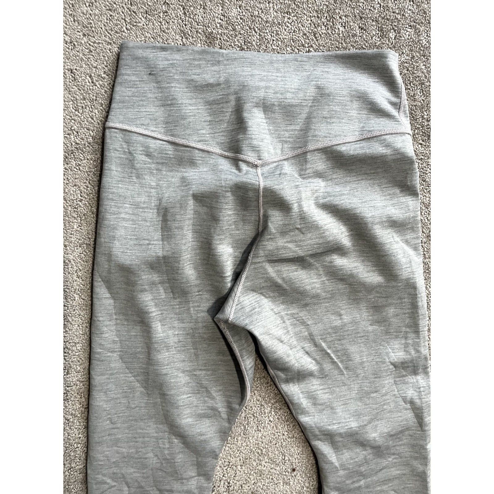 Nike Nike Women's Medium Gray All In Crop Tight Leggings Yoga Activewear BV0001 Size 32" / US 10 / IT 46 - 2 Thumbnail