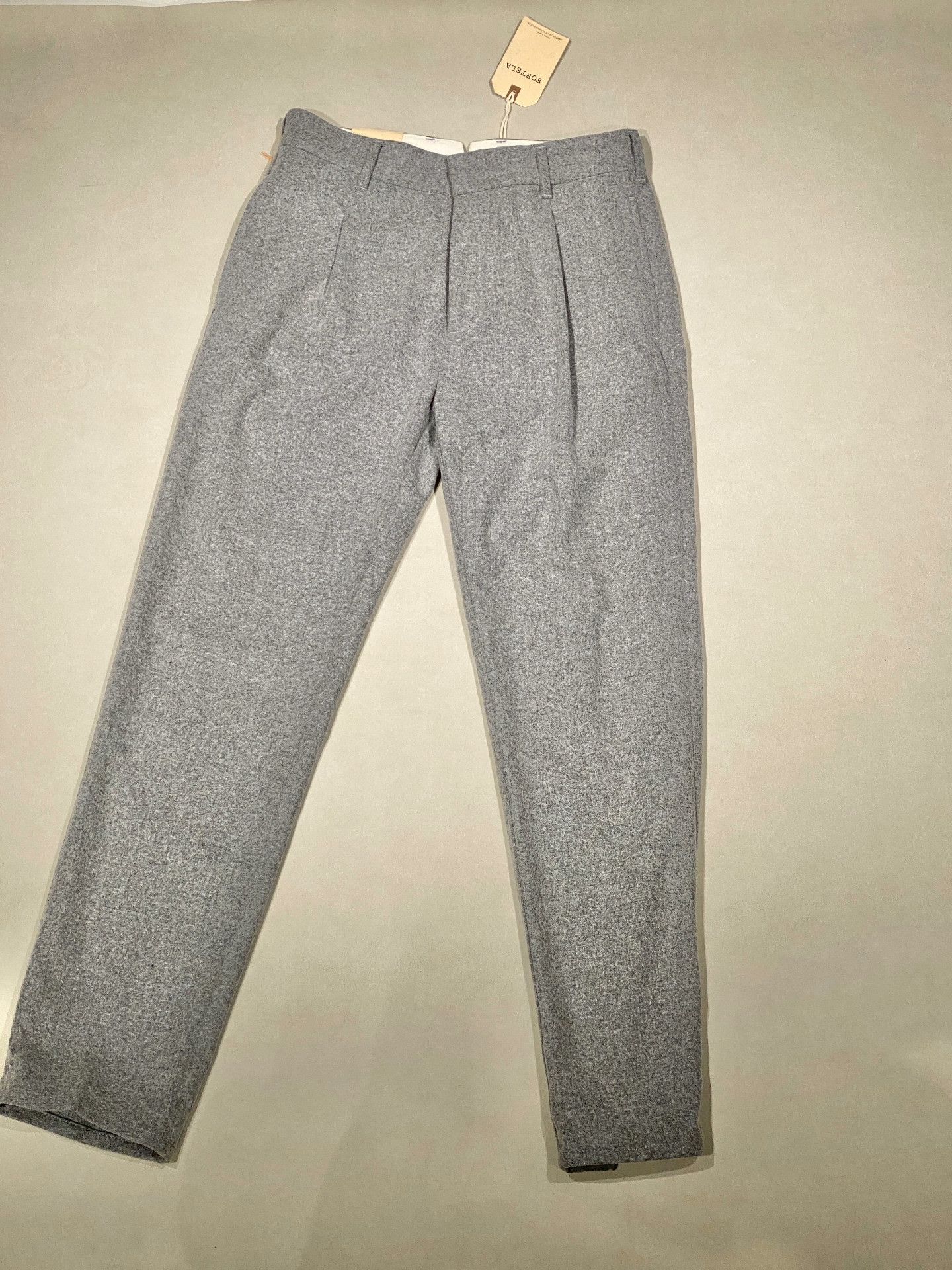 Fortela FORTELA Italy Light Gray Wool Pants Size US 30 / EU 46 - 1 Thumbnail