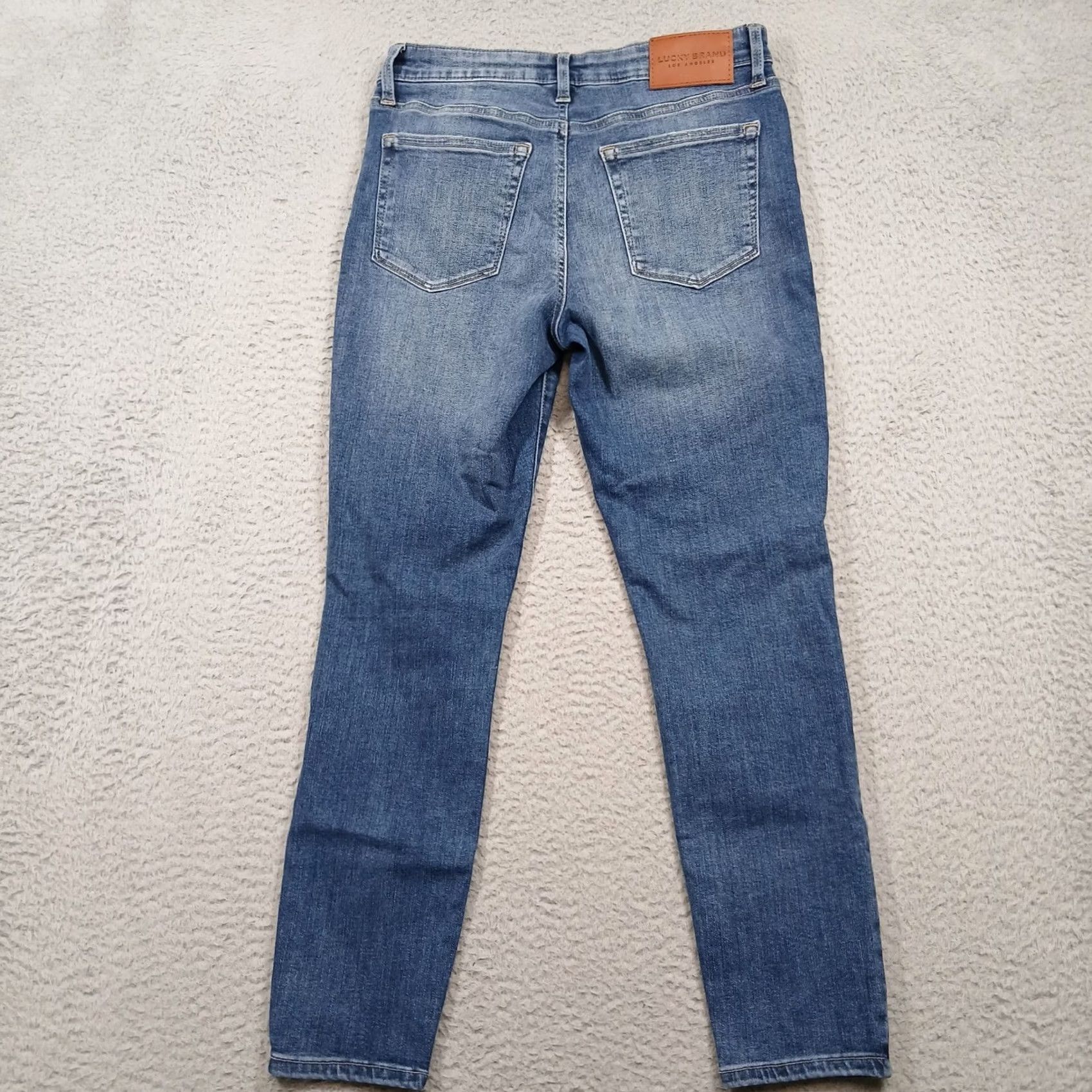 Lucky Brand Lucky Brand Ankle Skinny Womens Jeans 6/28 Blue Stretch Denim Size 28" / US 6 / IT 42 - 3 Thumbnail
