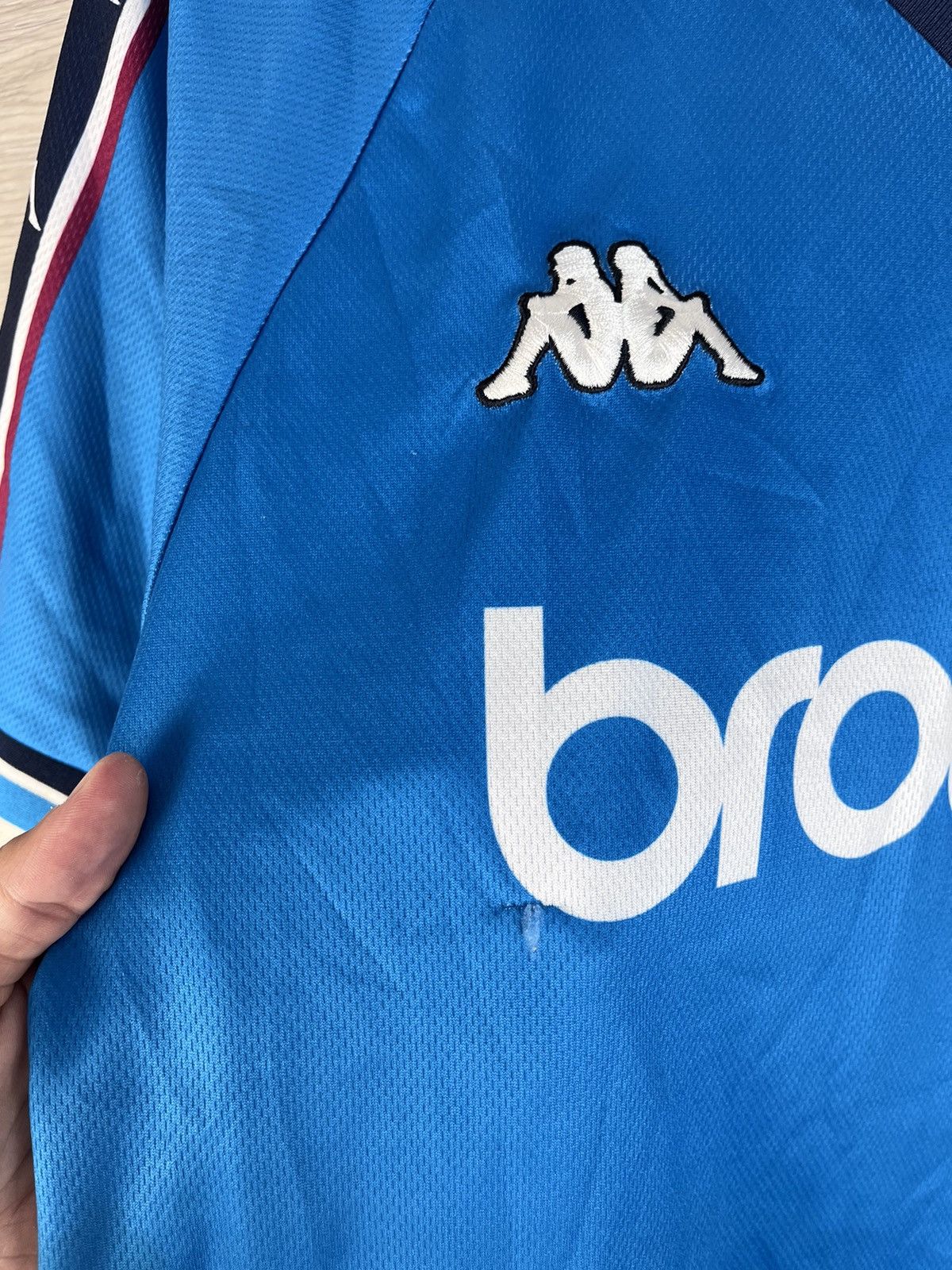 Kappa Vintage football T-shirt Kappa FC Manchester City size S Size US S / EU 44-46 / 1 - 6 Thumbnail