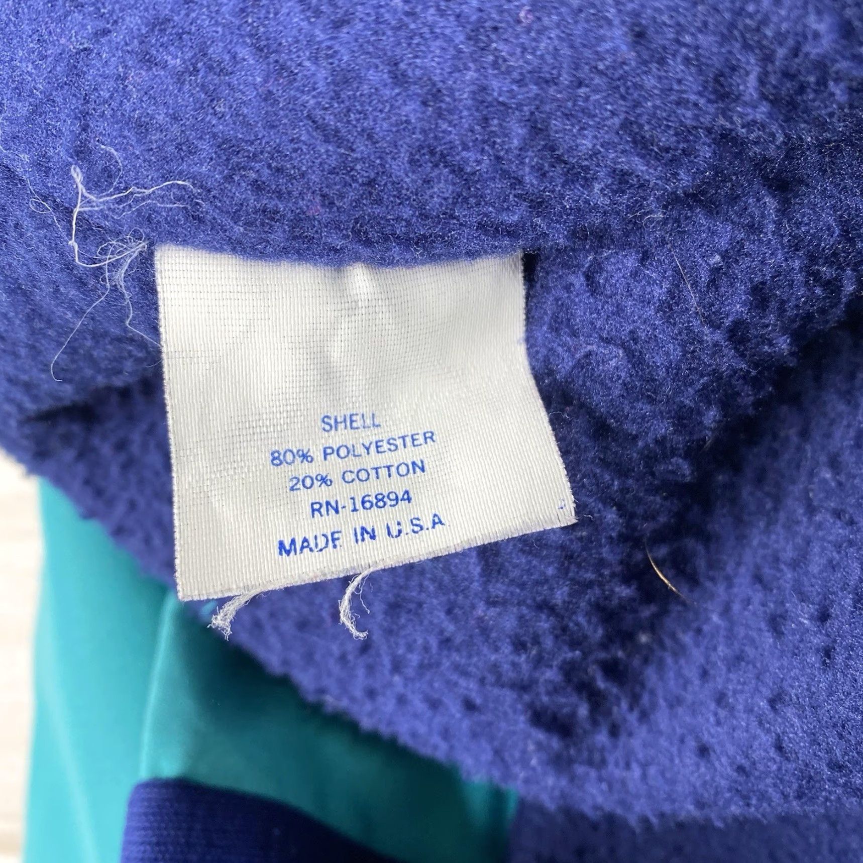 Vintage VTG Sportsmaster Jacket Mens XL Turquoise Blue Bomber Jacket Stripes Logo Zipper Full Zip Pockets Cars Theme Office/Travel Casual Size US XL / EU 56 / 4 - 7 Thumbnail