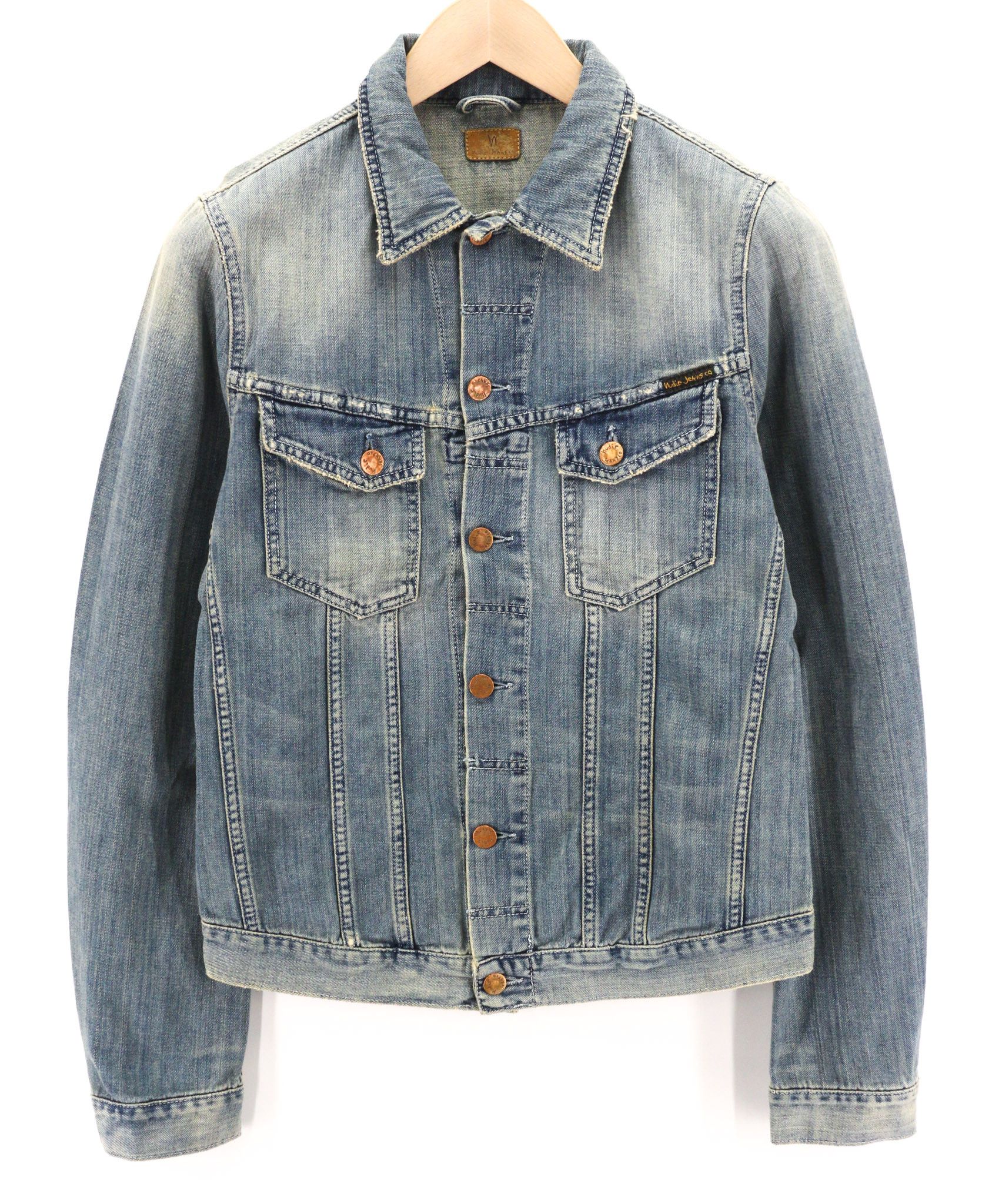 BILLY S Denim Light Shades Spread Blue Jacket 80753
