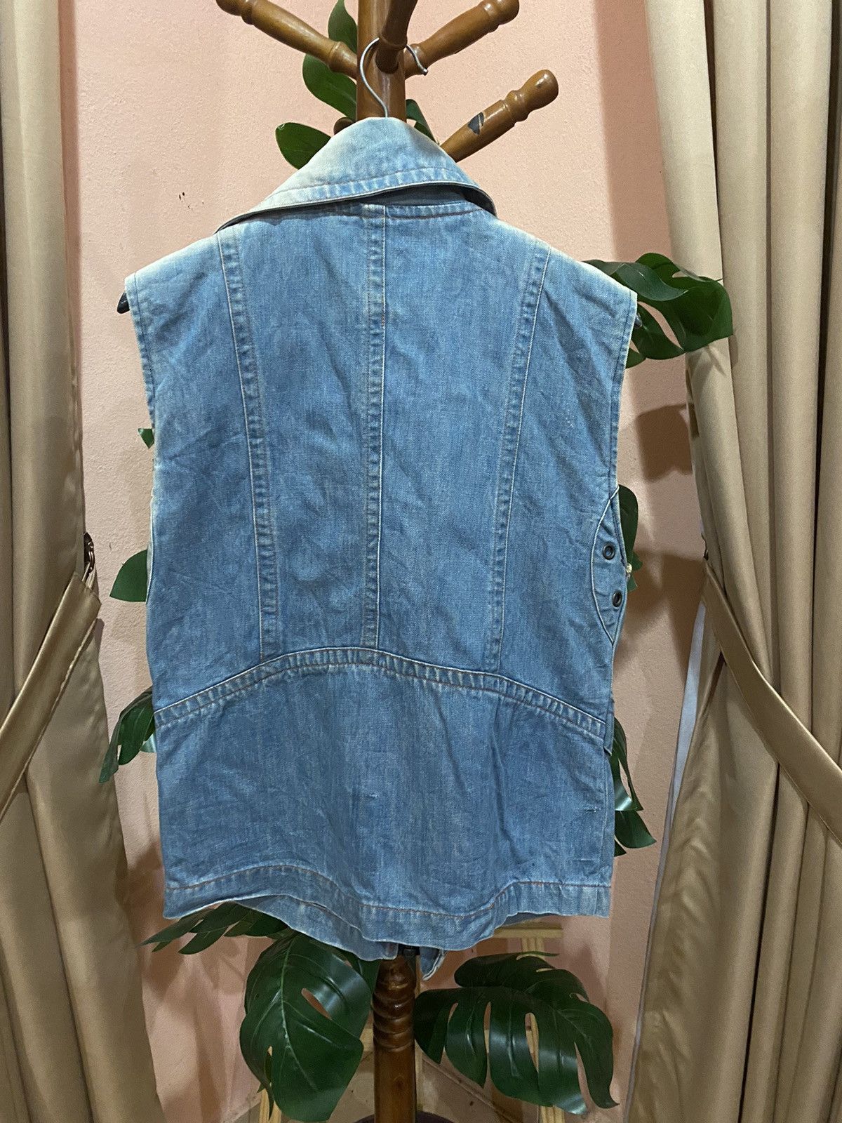 Other VINTAGE HIPSTER SLEEVELESS DOUBLE COLLAR JACKET Size US M / EU 48-50 / 2 - 9 Thumbnail