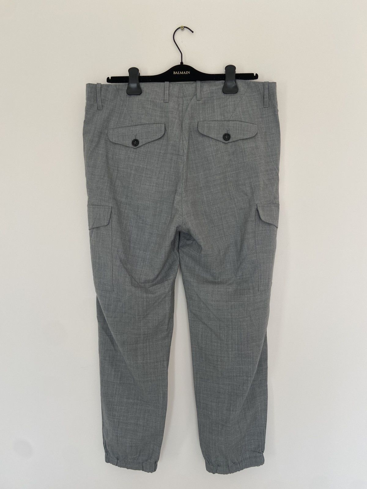 Brunello Cucinelli Brunello Cucinelli Leisure Fit Virgin Wool Cargo Pants Size US 39 - 7 Thumbnail