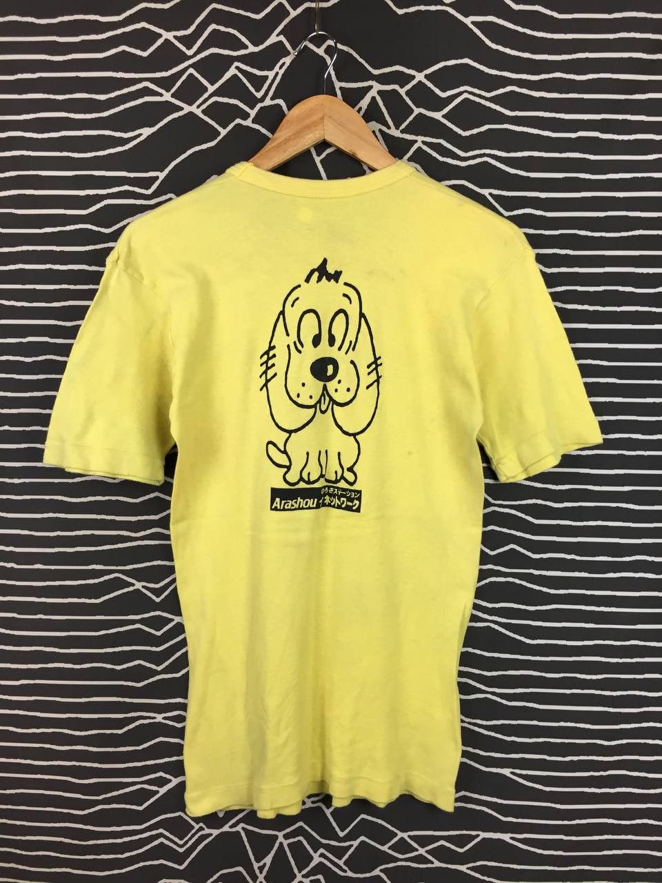 Japanese Brand Vtg 80s 90s Arashou Shell Logo Japan Workwear Promo Tee Size US S / EU 44-46 / 1 - 12 Thumbnail