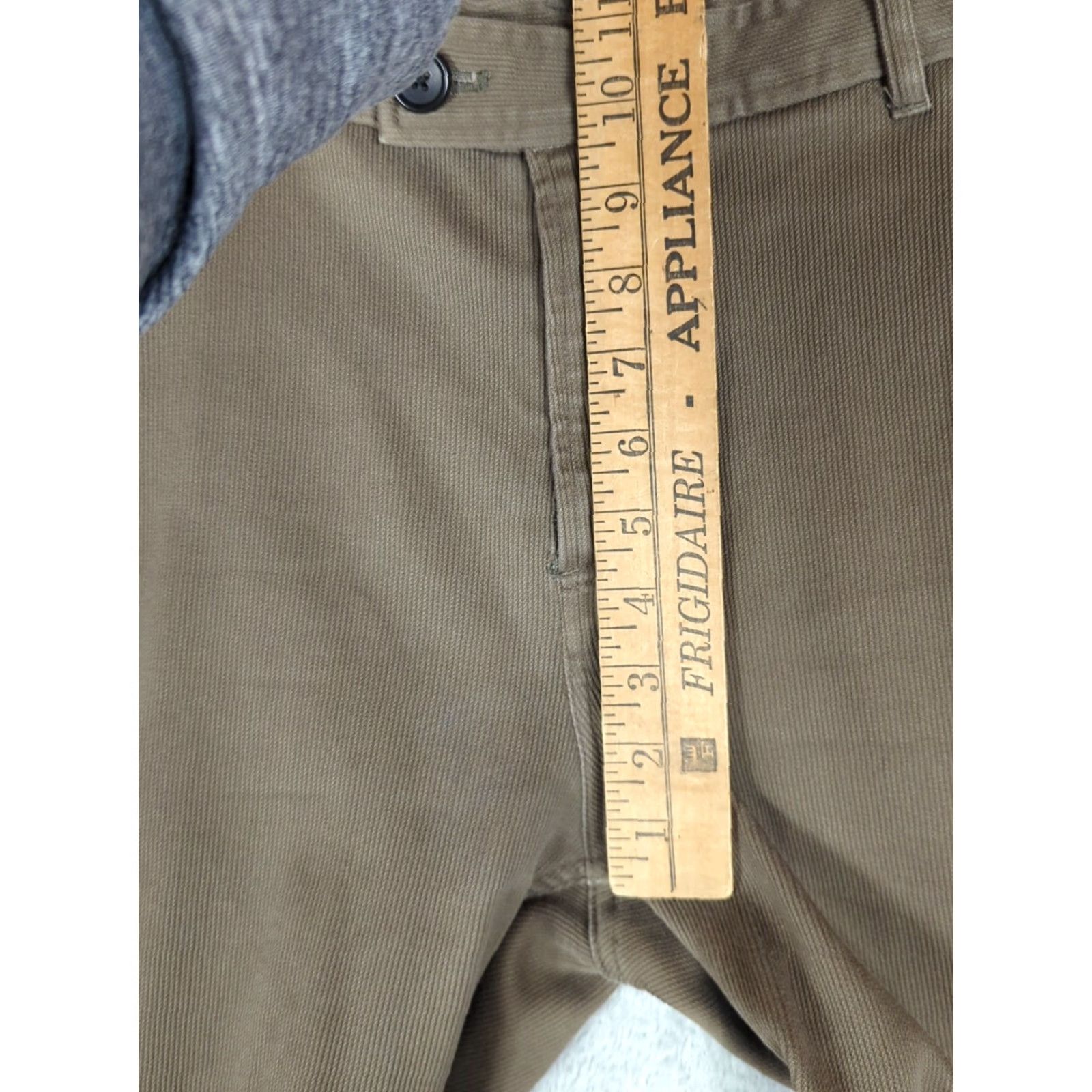 Corridor Corridor NYC Sturdy Corded Cotton Twill Trousers Pant 34 Regular Milk Chocolate Front Flat 5-Pocket Mens Size US 34 / EU 50 - 7 Thumbnail