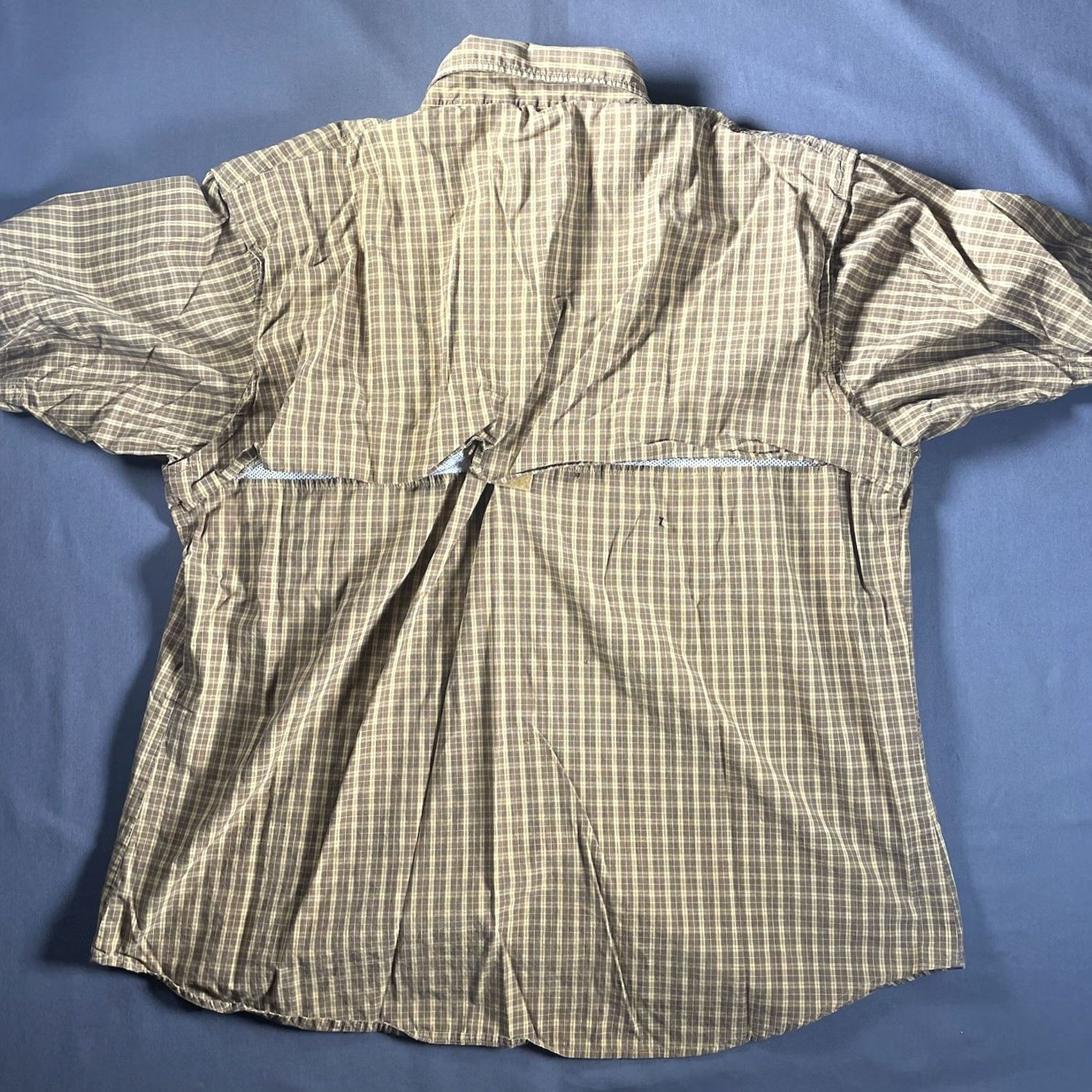 Vintage VINTAGE Woolrich Shirt Mens 2XL Short Sleeve Button-Up Brown USA Brown Shirt 2XL Mens Size US XXL / EU 58 / 5 - 5 Thumbnail