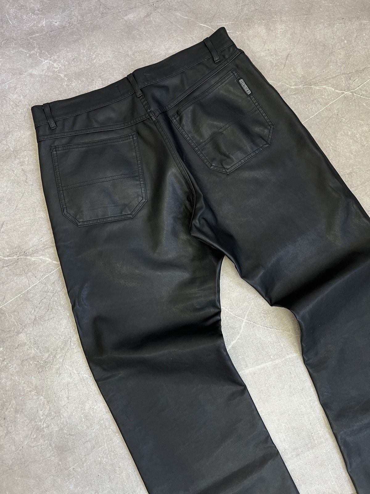 Tornado Mart Faux leather baggy tornado mart style leather gothic pants Size US 32 / EU 48 - 9 Thumbnail