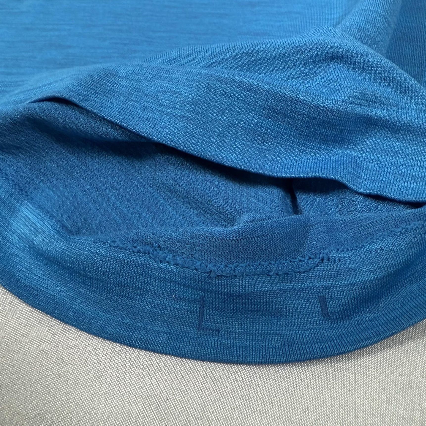 Lululemon Lululemon Shirt Mens Large Blue Metal Vent Tech Seamless Running Tee Performance Size US L / EU 52-54 / 3 - 5 Thumbnail