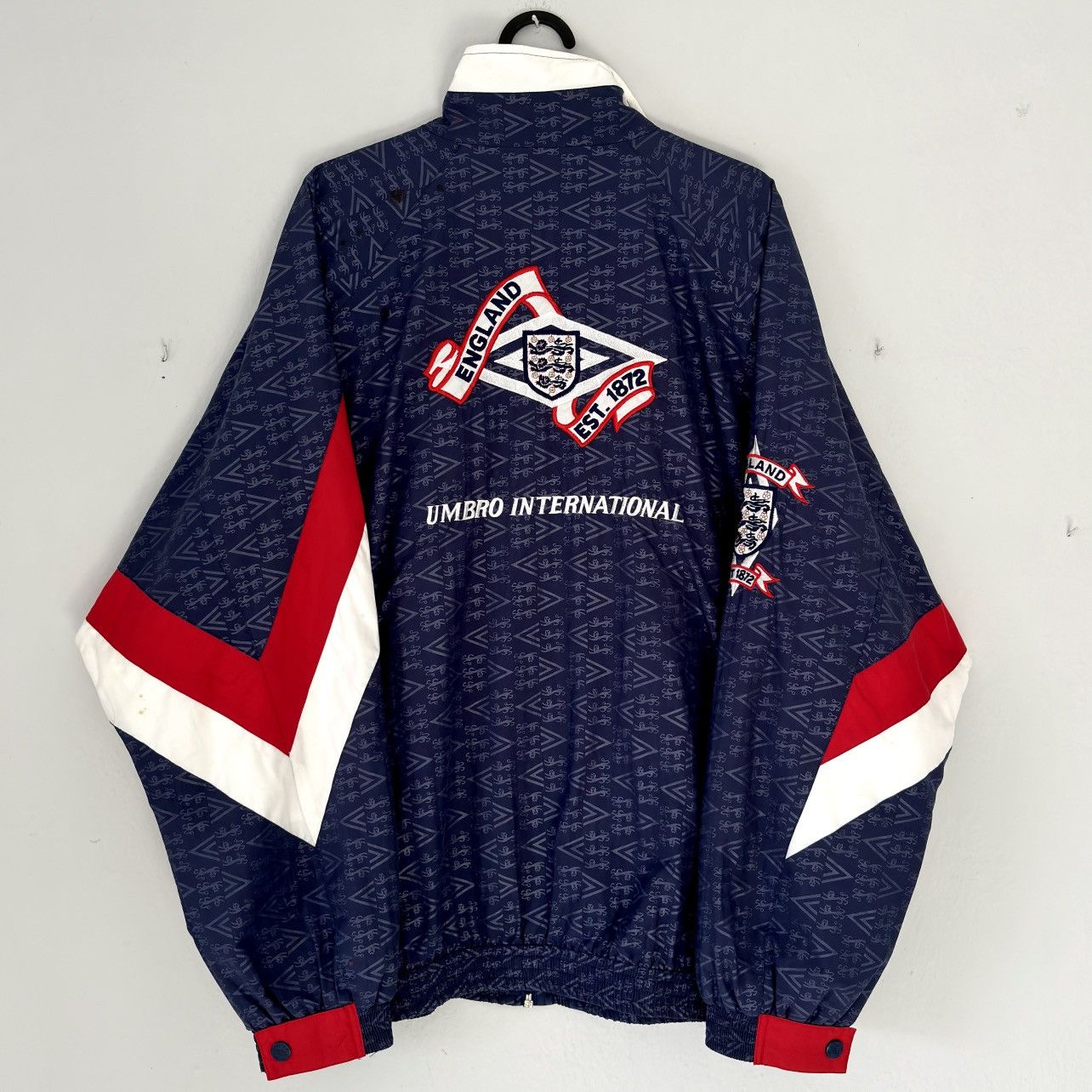 Umbro × Vintage 1990 1992 England National Team Umbro Training Soccer Jacket Size US XL / EU 56 / 4 - 10 Thumbnail