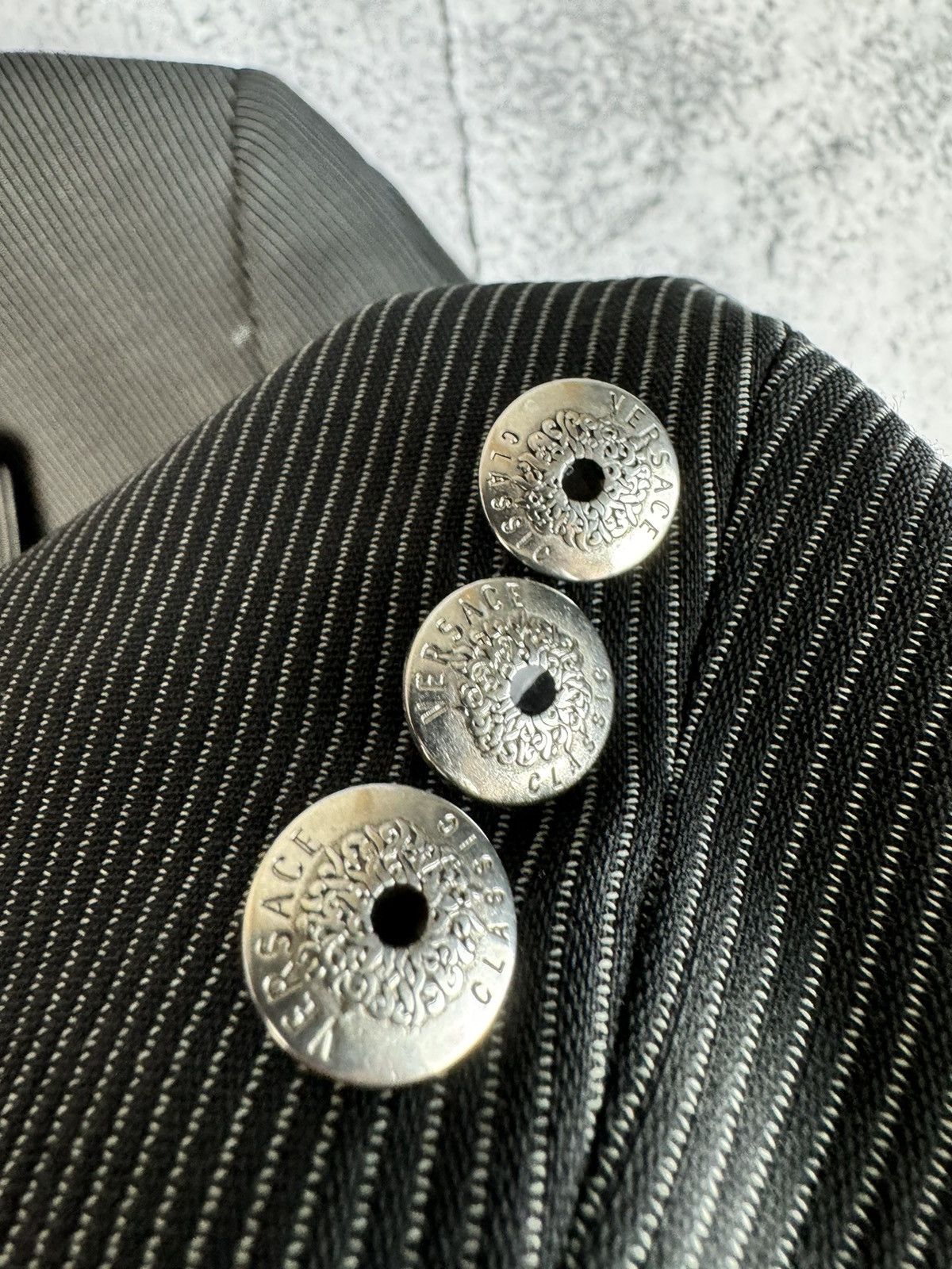 Other Luxury Versace Classic V2 Vintage Blazer Size 50R - 3 Thumbnail
