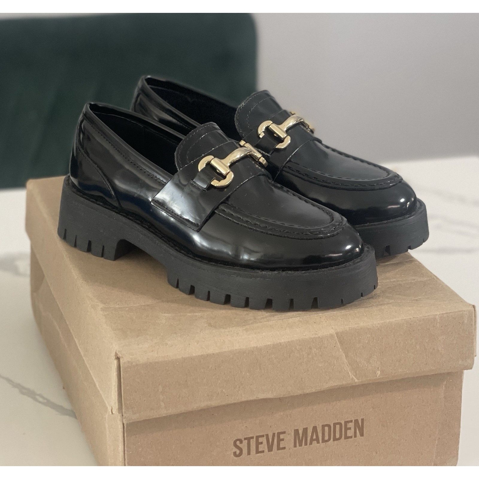 Steve Madden Steve Madden Lando Women 5.0 Black Leather Size US 5 / IT 35 - 6 Thumbnail