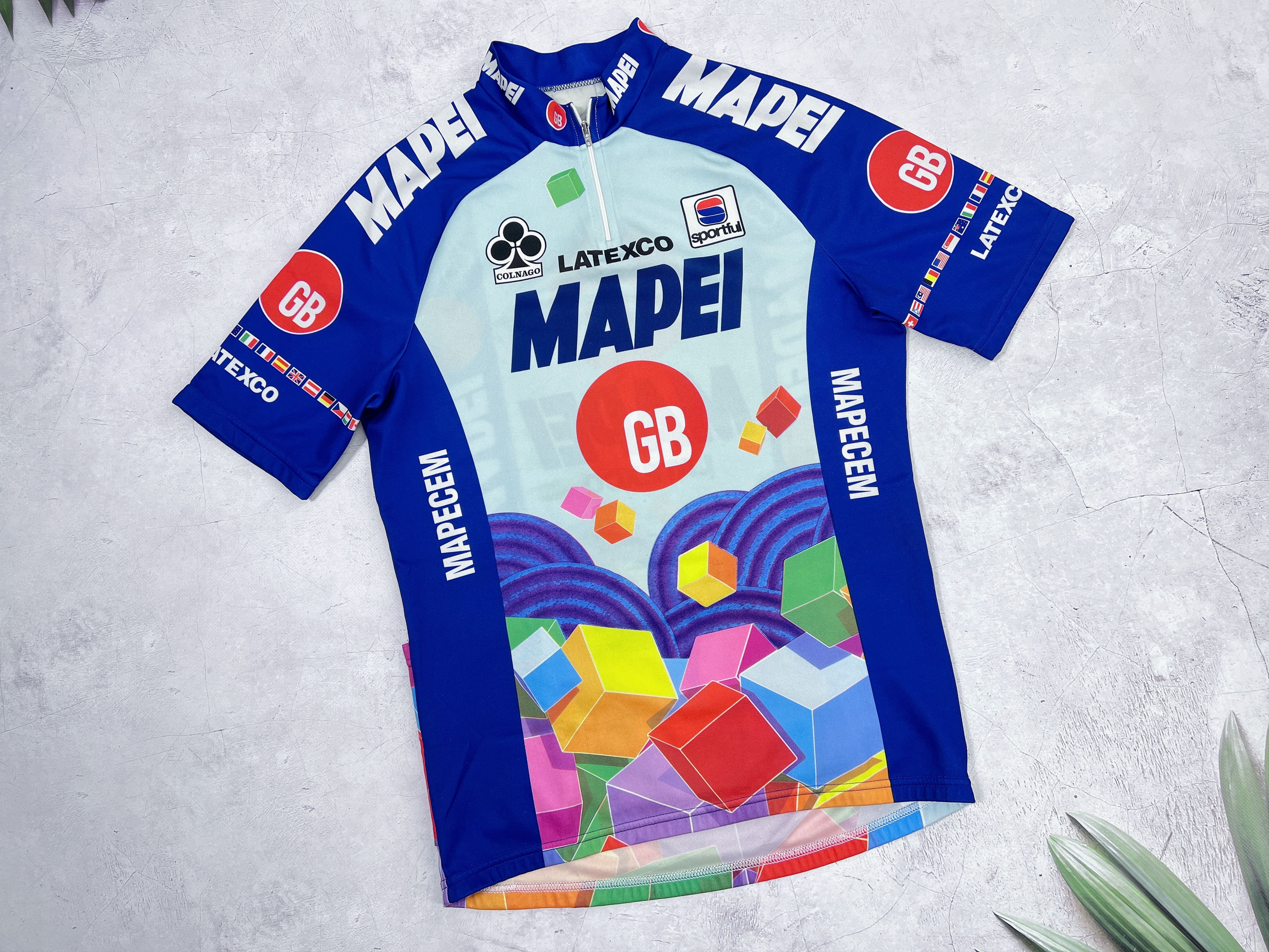 Sports Specialties × Vintage Vintage Sportful Mapei GB Cycling Jersey Colnago Size US M / EU 48-50 / 2 - 4 Thumbnail