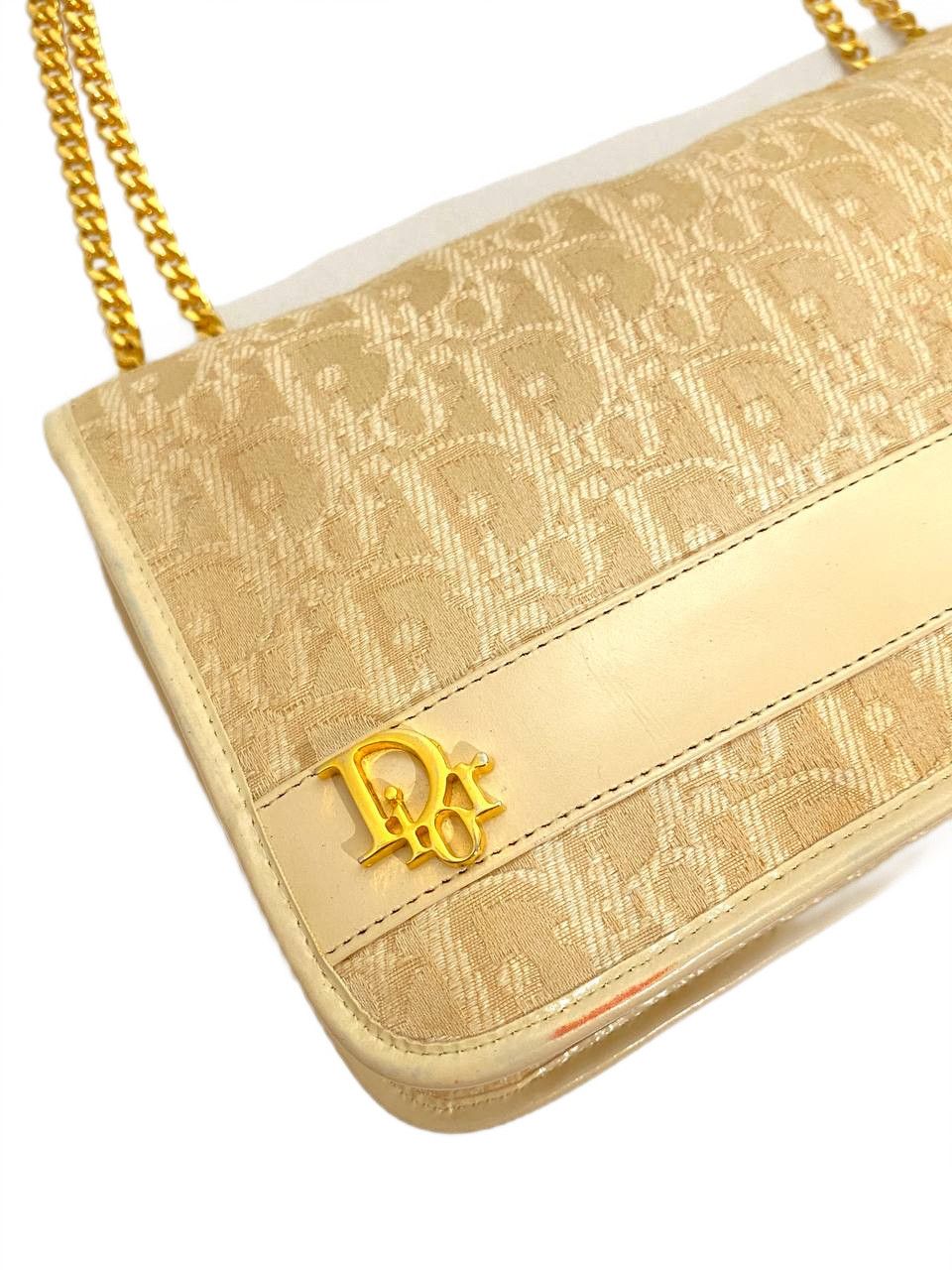 Dior Dior Oblique Logo Monogram Chain Shoulder Hand Bag Vintage Size ONE SIZE - 6 Thumbnail