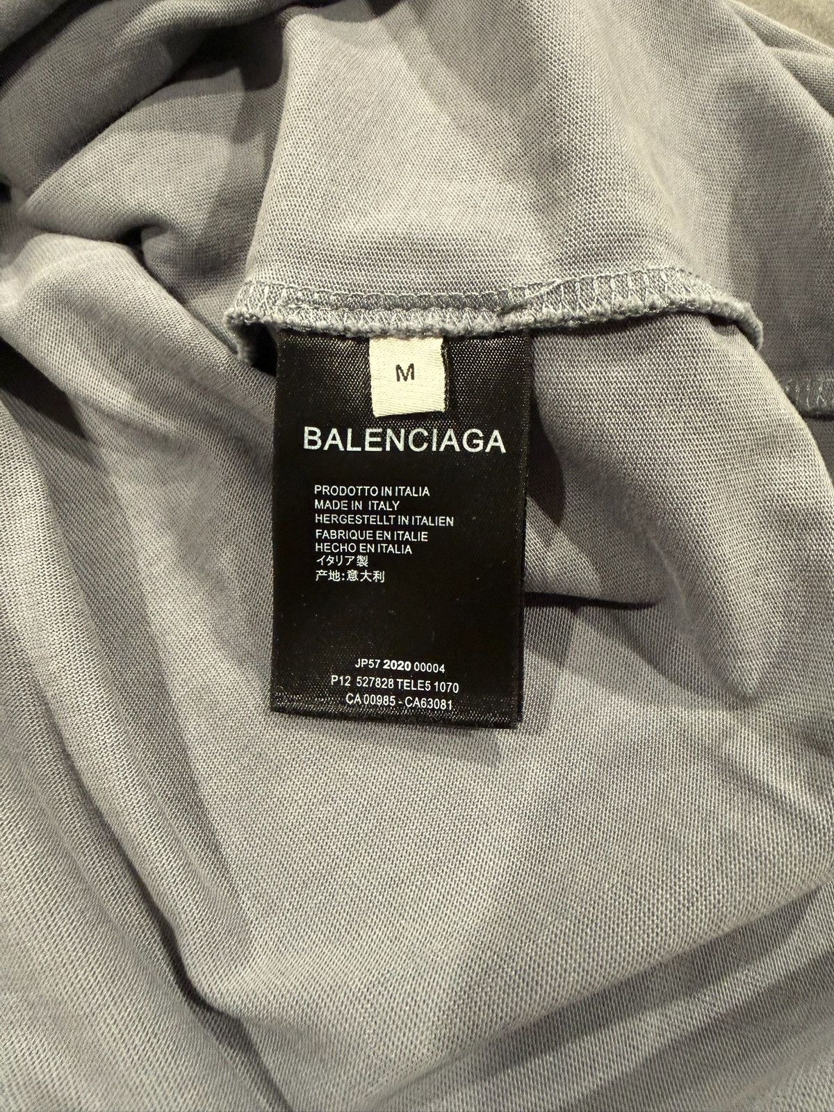 Balenciaga Balenciaga Oversized Band Logo T Shirt Size US M / EU 48-50 / 2 - 4 Thumbnail