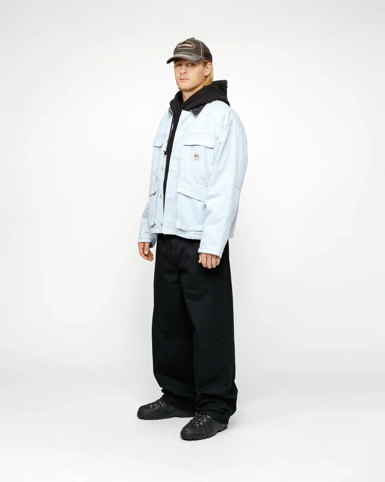 Stussy Washed Canvas Shop Jacket Size US L / EU 52-54 / 3 - 3 Thumbnail