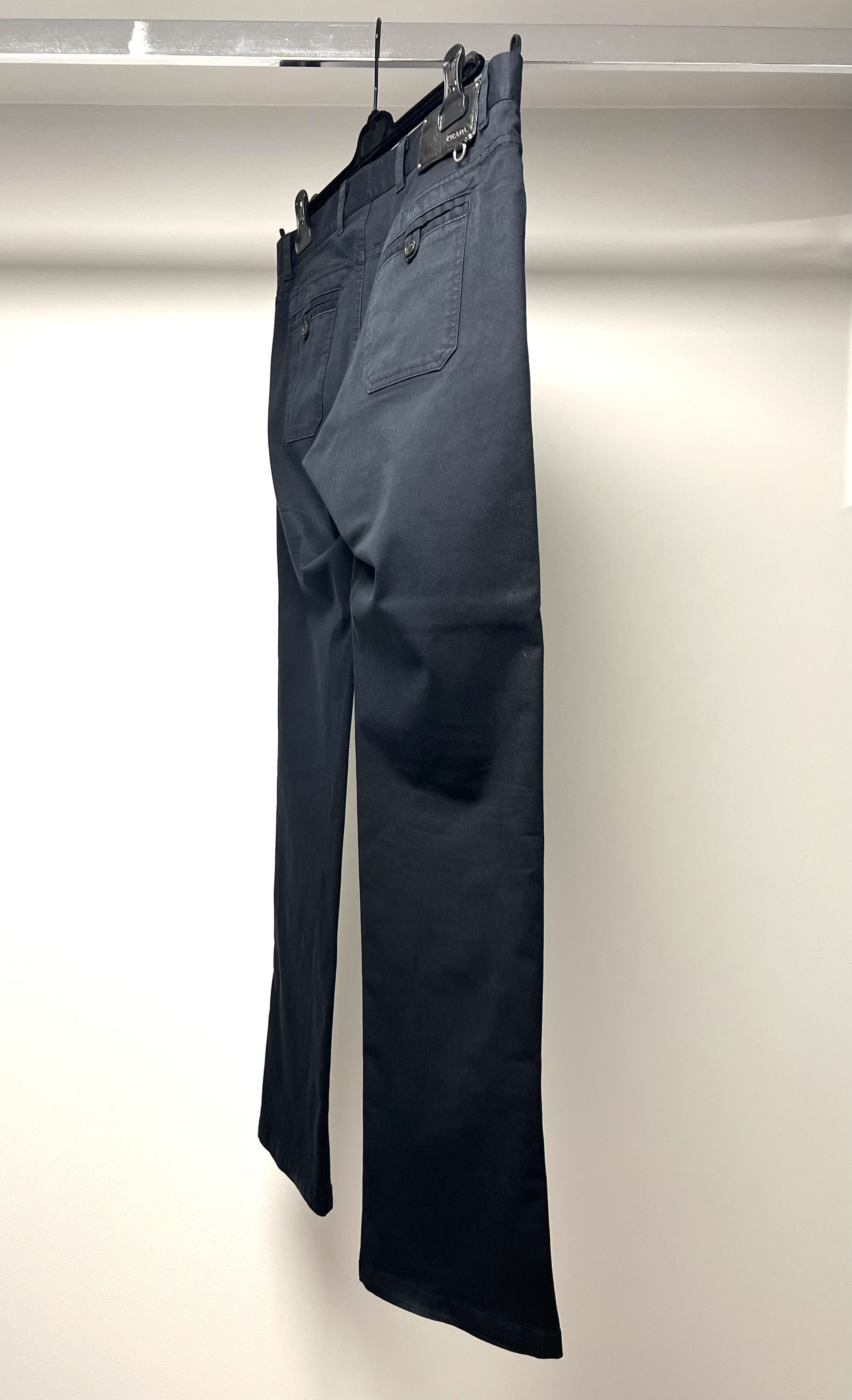 Prada PRADA LINEA ROSSA COTTON BLEND FLARE LEG CASUAL PANTS Size US 36 / EU 52 - 9 Thumbnail
