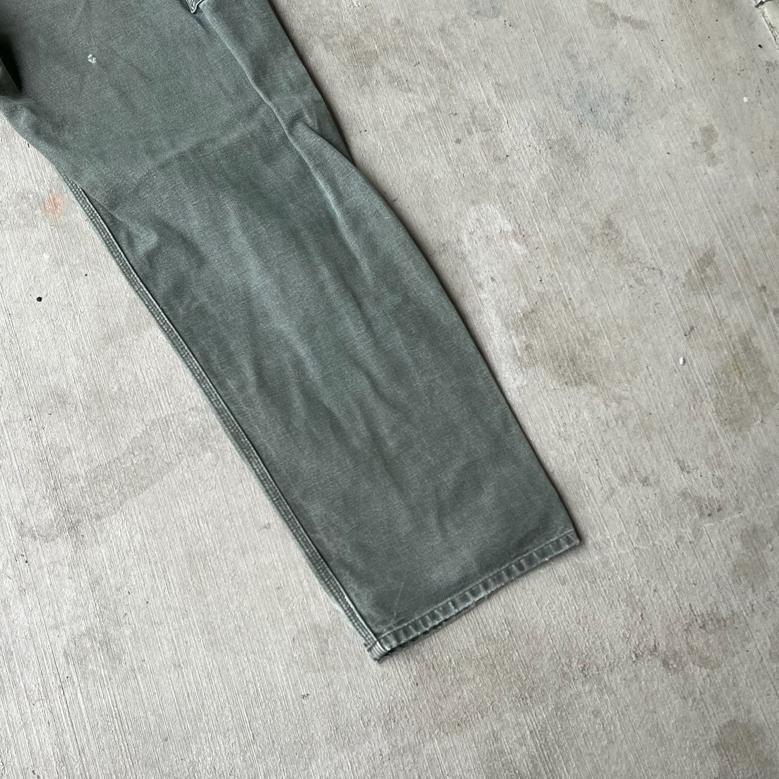 Carhartt × Vintage Carhartt MOS green double knee work wear carpenter pants Size US 36 / EU 52 - 9 Thumbnail