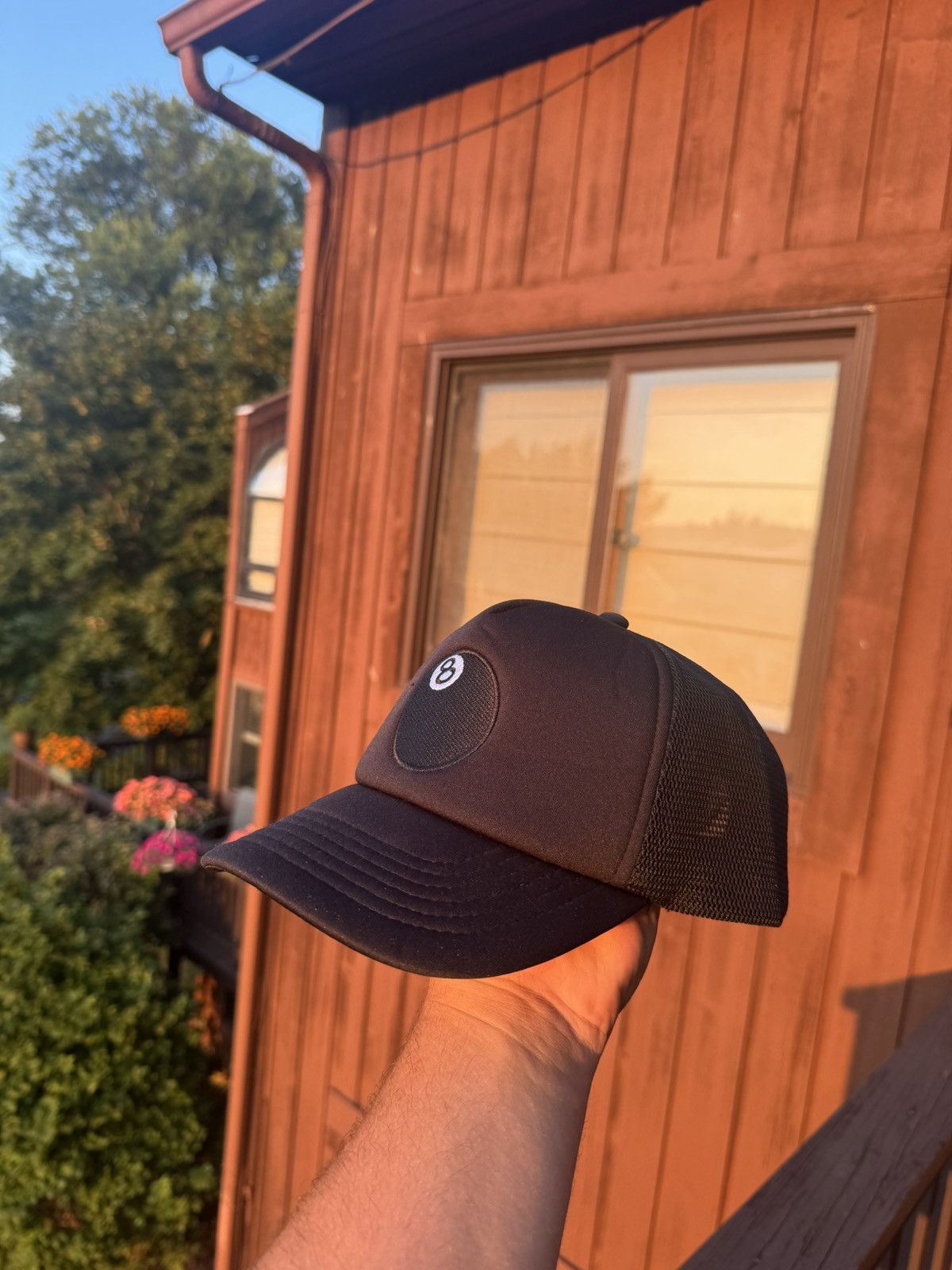 Men’s Casual Black Cap Stussy Y2K