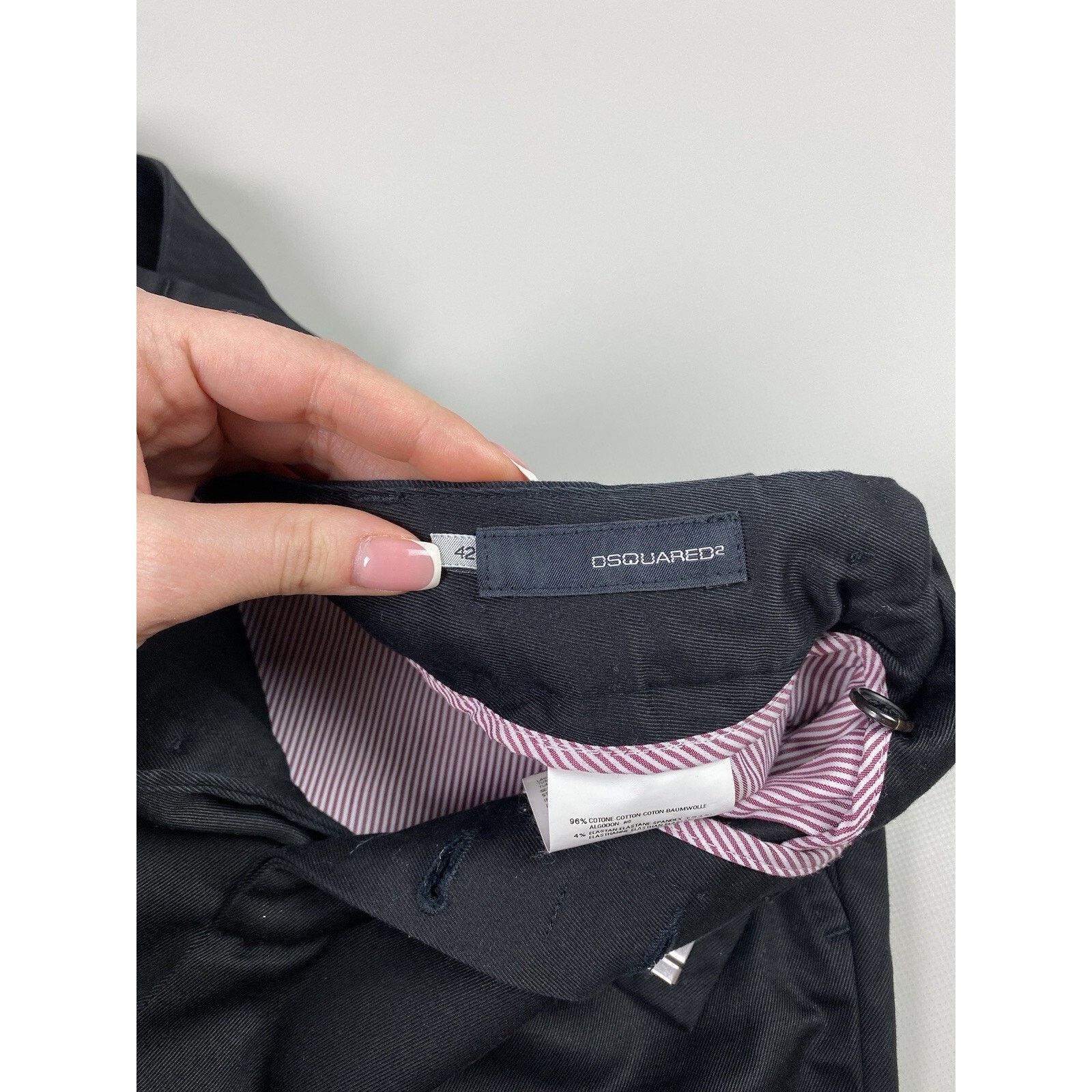 Dsquared2 Dsquared 2 Ladies drop crotch cropped chino pants size 42 Size 28" / US 6 / IT 42 - 8 Thumbnail