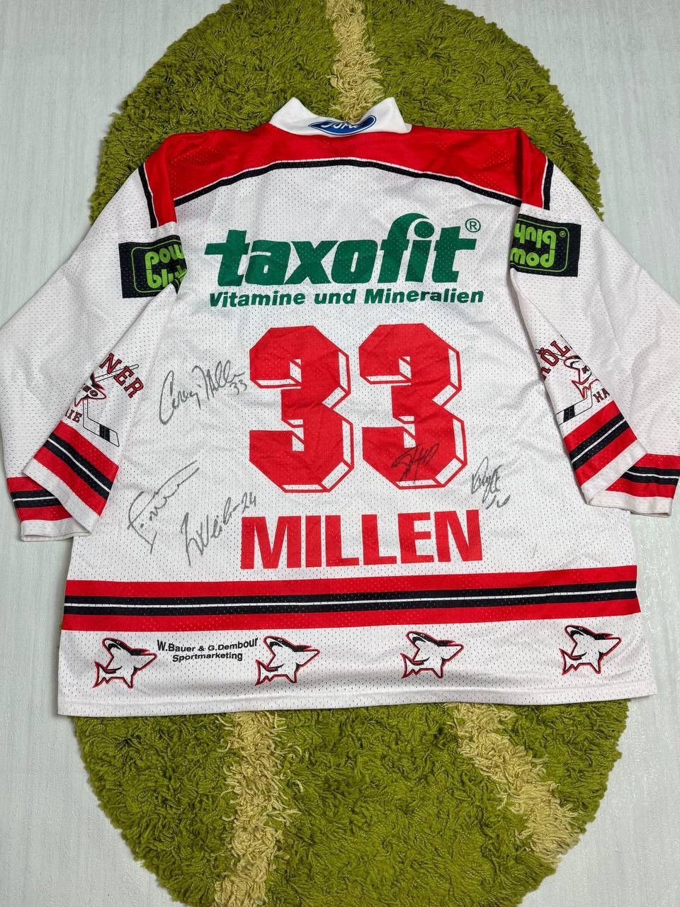 NHL Kolner Haie KEC 1998 1999 MILLEN #33 Hockey Jersey Size US XXL / EU 58 / 5 - 5 Thumbnail