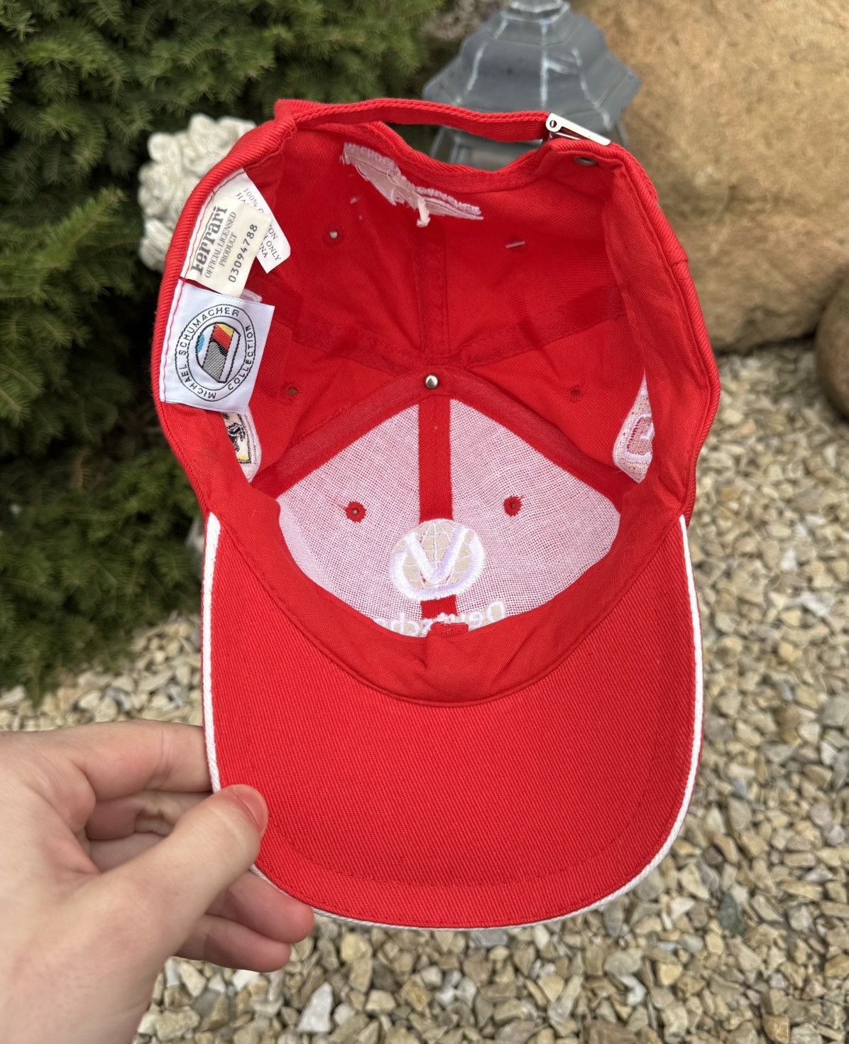 Vintage FERRARI Formula 1 Racing Team Michael Schumacher Cap Hat Size ONE SIZE - 8 Thumbnail