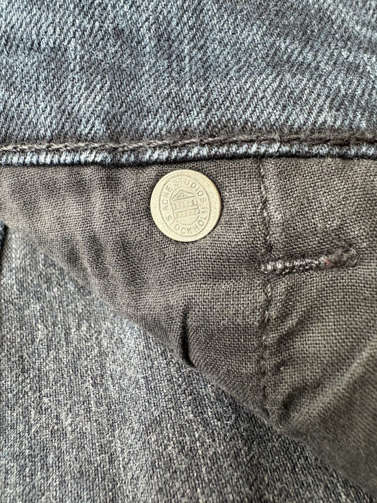 Acne Studios Acne Studios ACE Blue/Black Skinny Jeans Denim Size US 32 / EU 48 - 16 Thumbnail